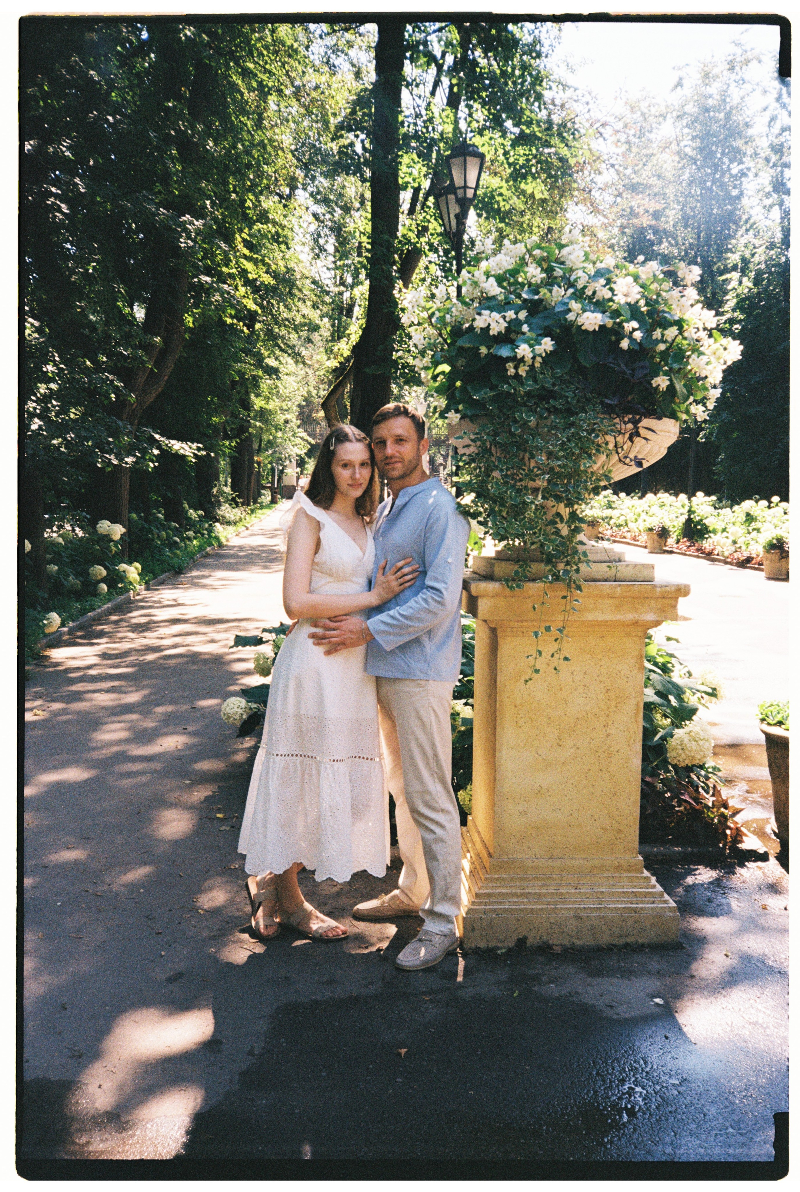 Прогулка лавстори предсвадебная в Парке Горького