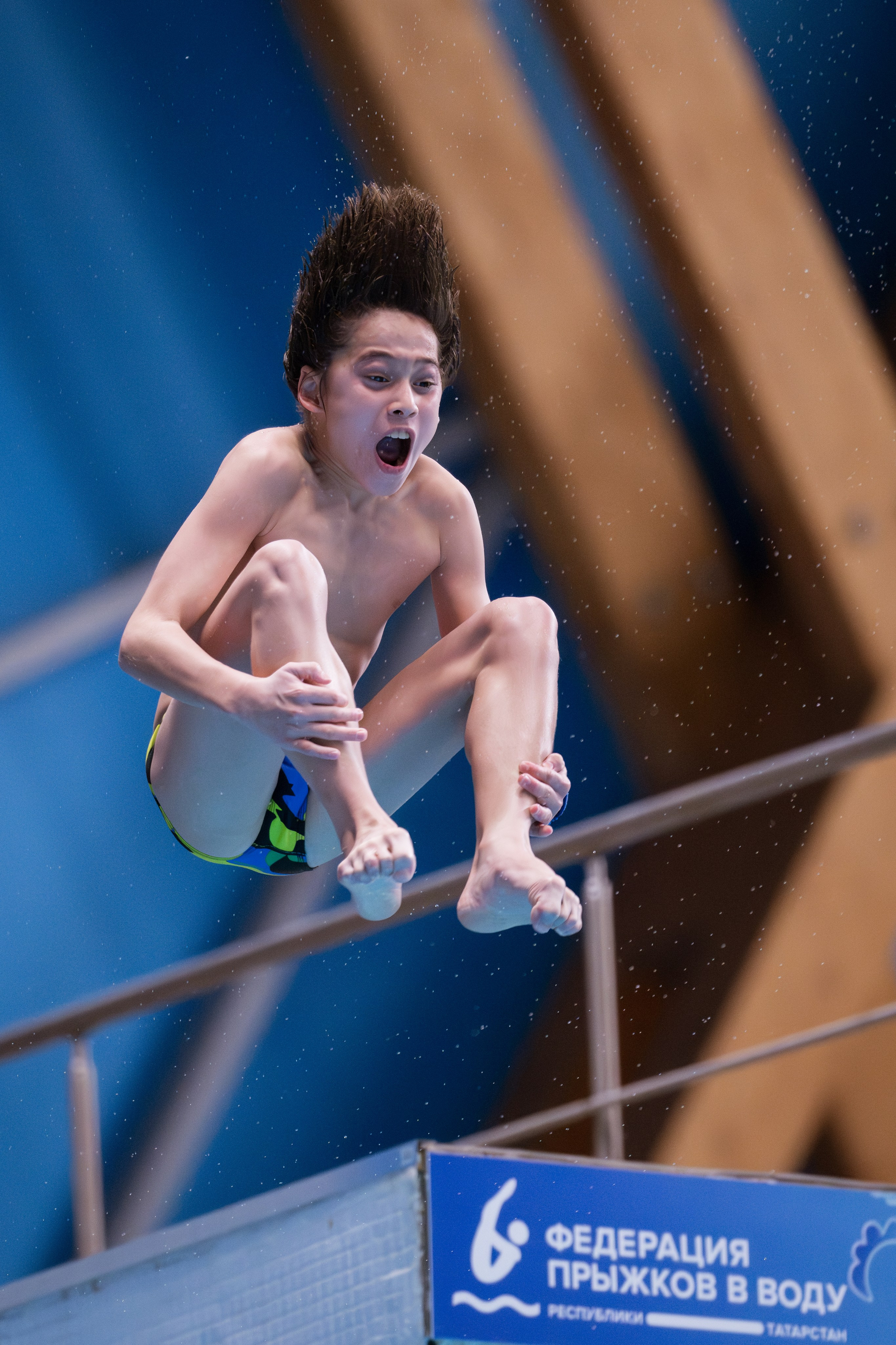 Лучшие фотографии прыжков в воду. Спортивный и репортажный фотограф Рустам Афлятунов в Казани