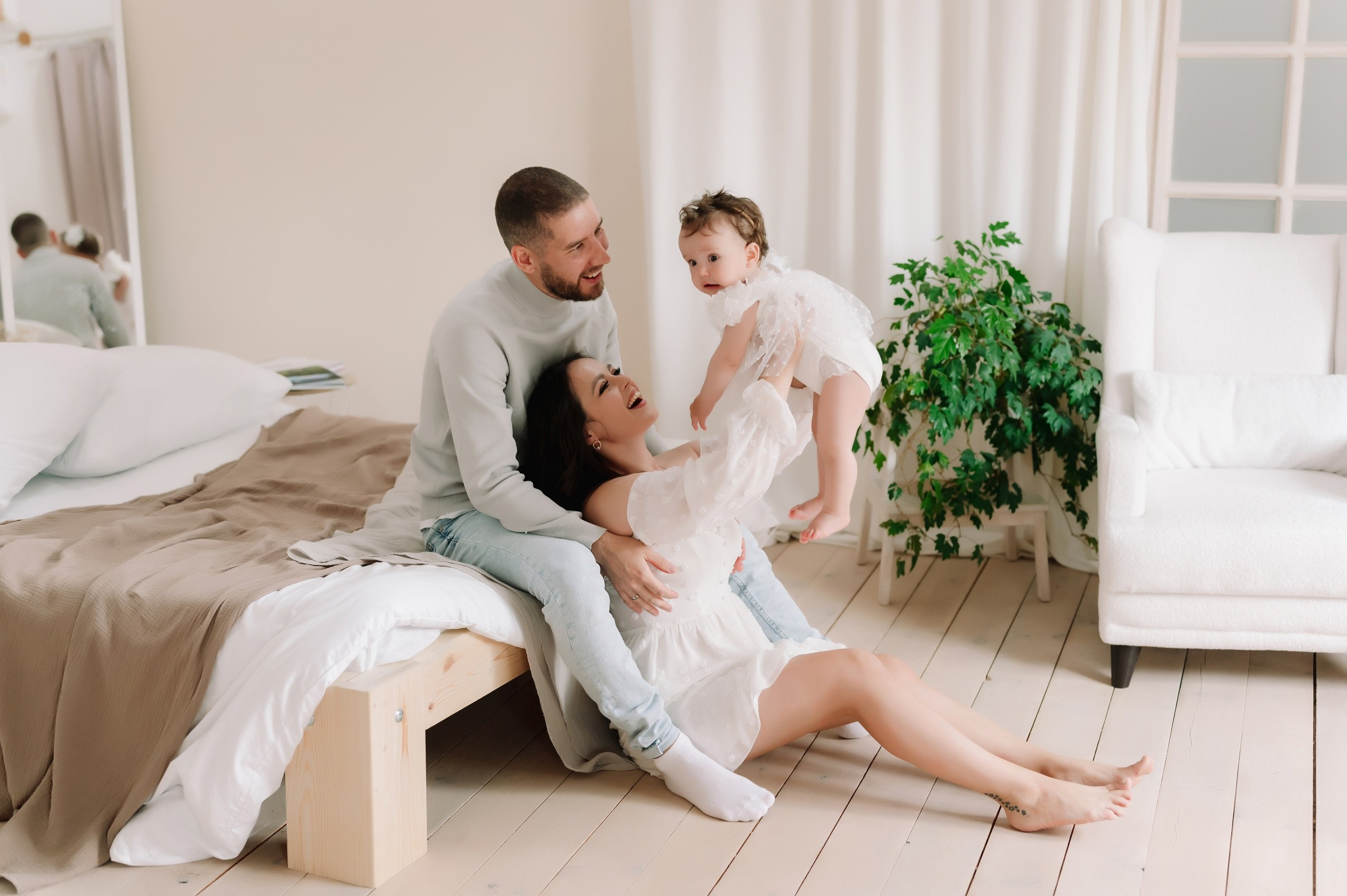 Алиса и ее первый день рождения. Семейный и свадебный фотограф в Миассе Регина Малахова