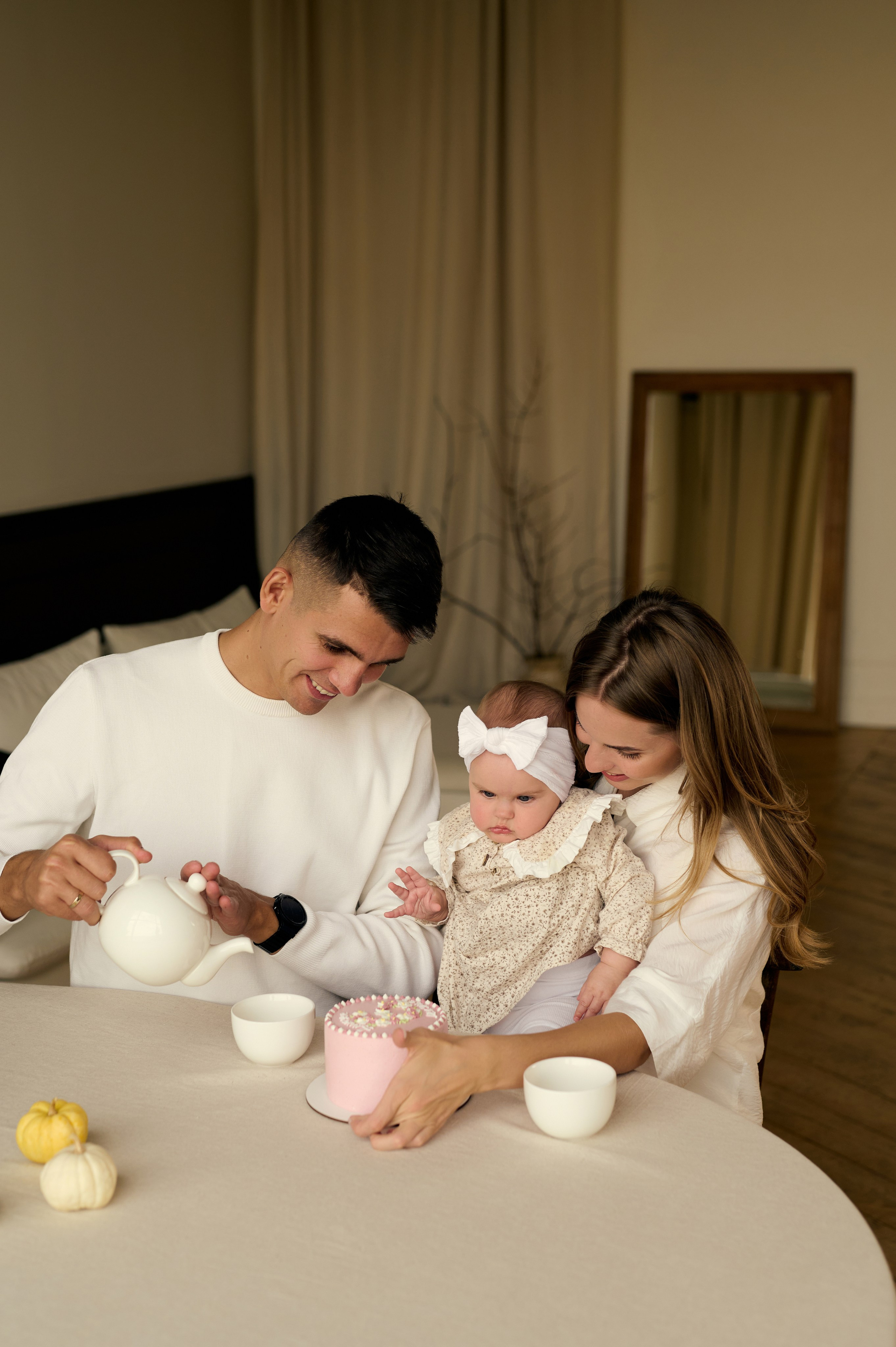 Анечка и Стас с Алиночкой. Фотограф в Краснодаре Скубицкая Альбина