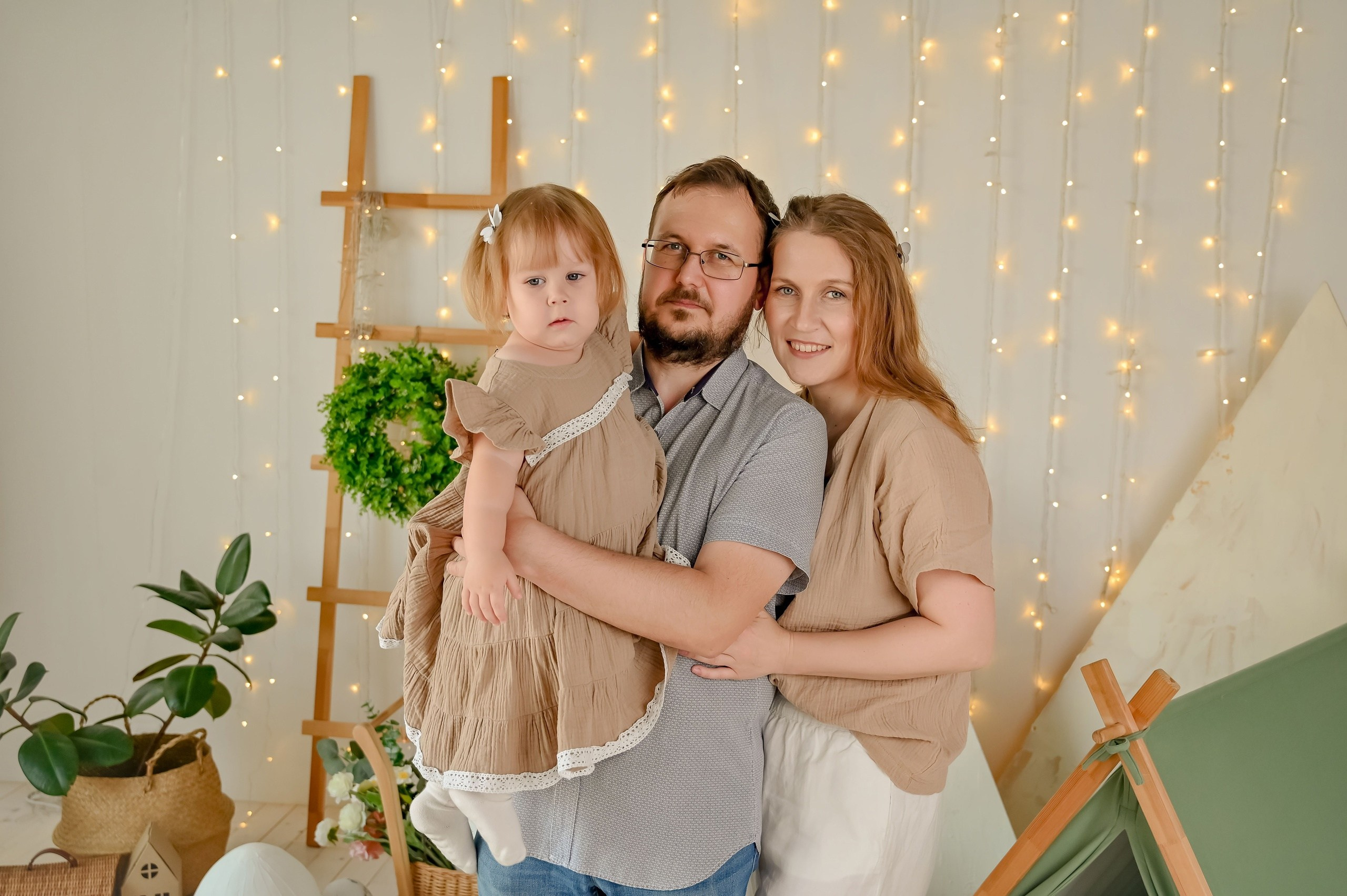 Студийная фотоссессия, 2 годика. Семейный и свадебный фотограф в г. Уфа Динара