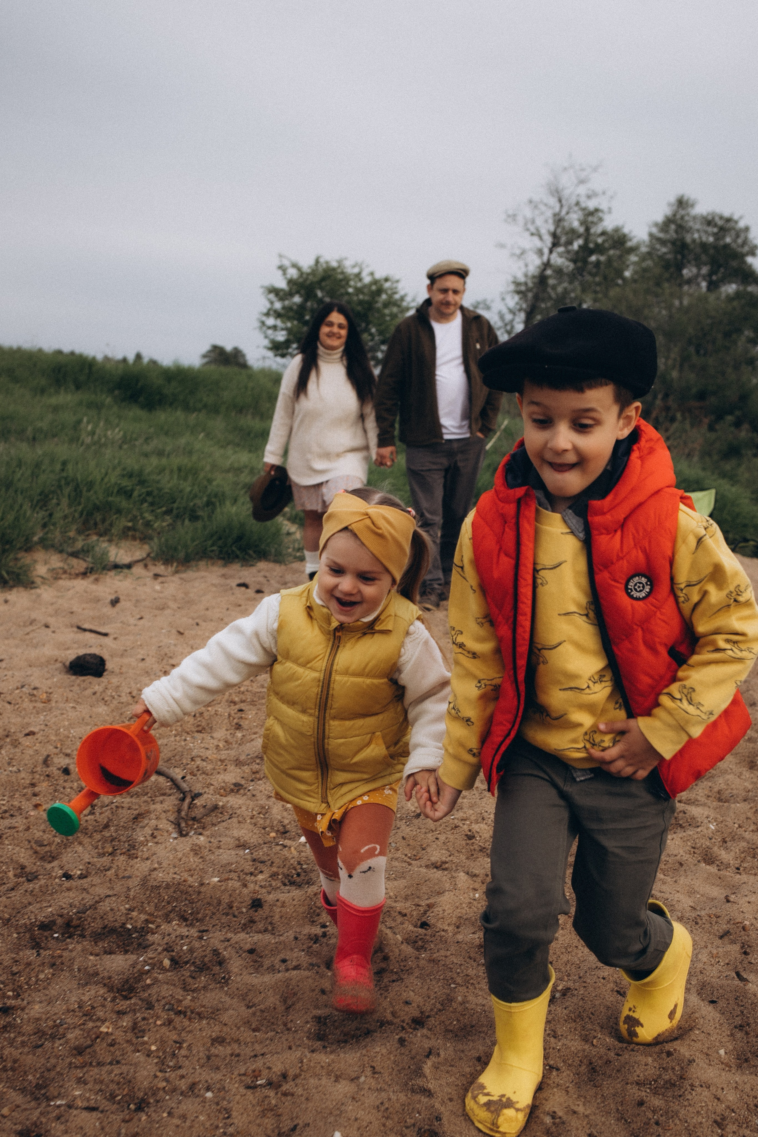 Вася, Юля, Сева и Полинка. Семейный и свадебный фотограф Анна Кожокарь