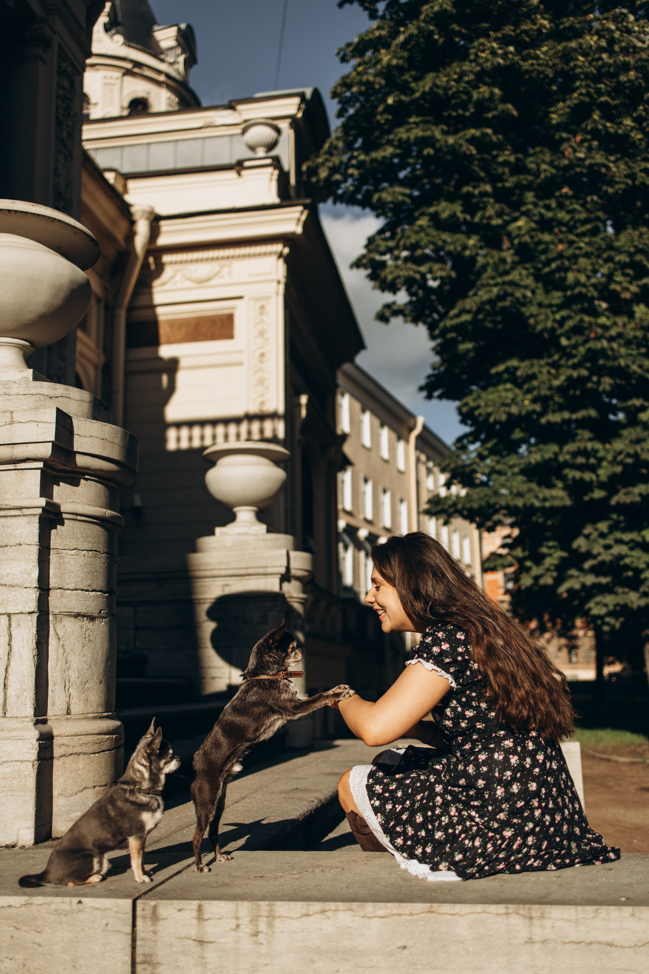 Даша и ее мальчики. Фотограф — Анималист | Санкт-Петербург
