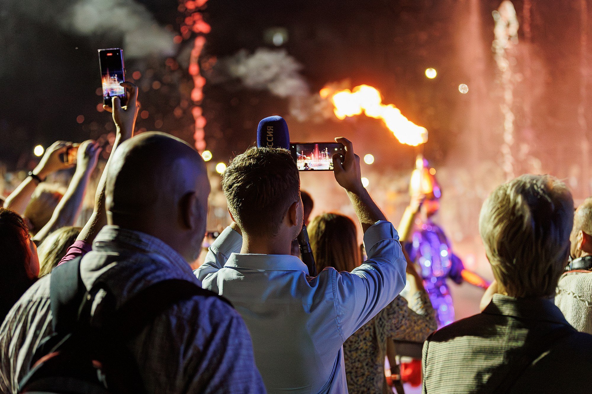 Открытие мультимедийного фонтана | СБЕР. Боченков Вадим | Фотограф в Пскове и Санкт-Петербурге