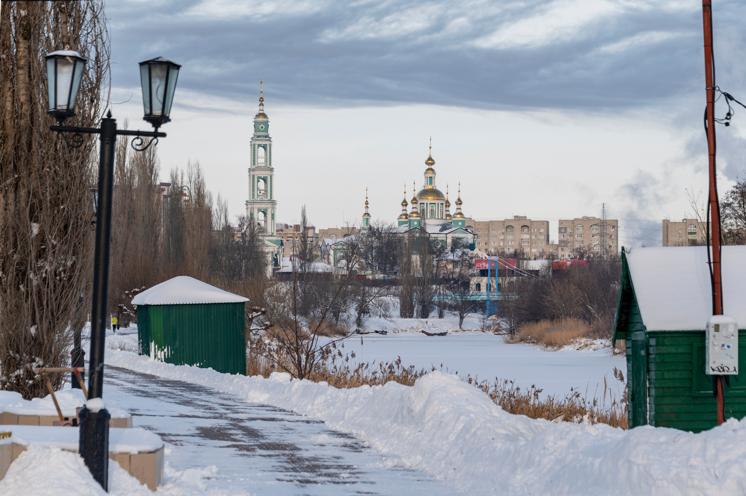 Январский Тамбов. 2024 год. Фотограф Роман Адлер
