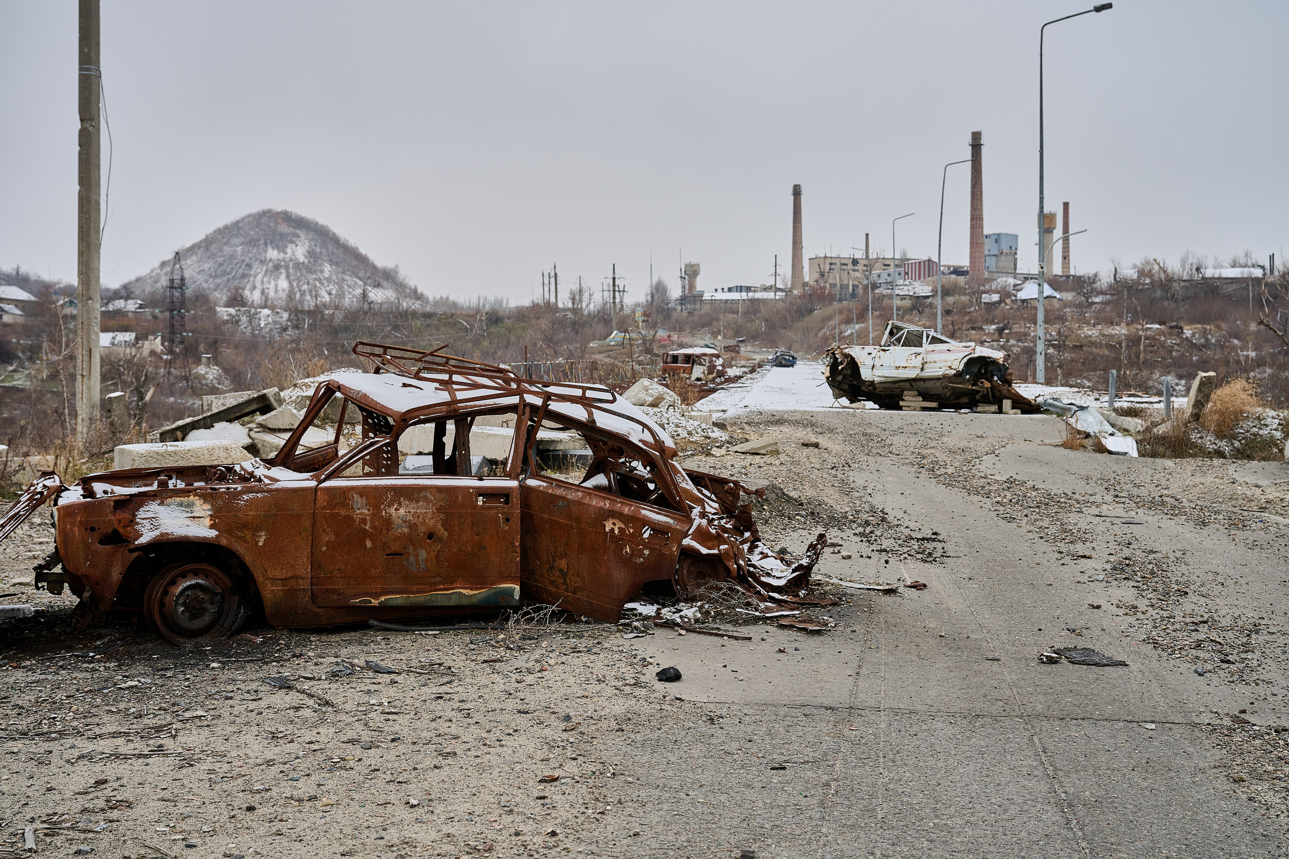 Лисичанск (Луганская область). Декабрь 2024 года. Фотограф Роман Адлер
