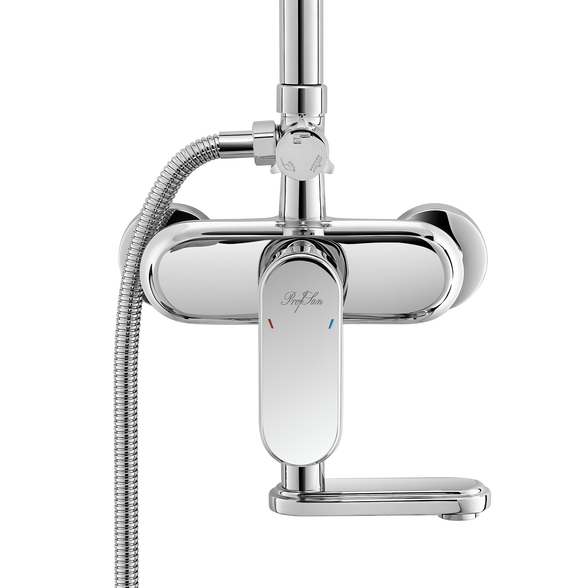 Хром душевая система для ванны