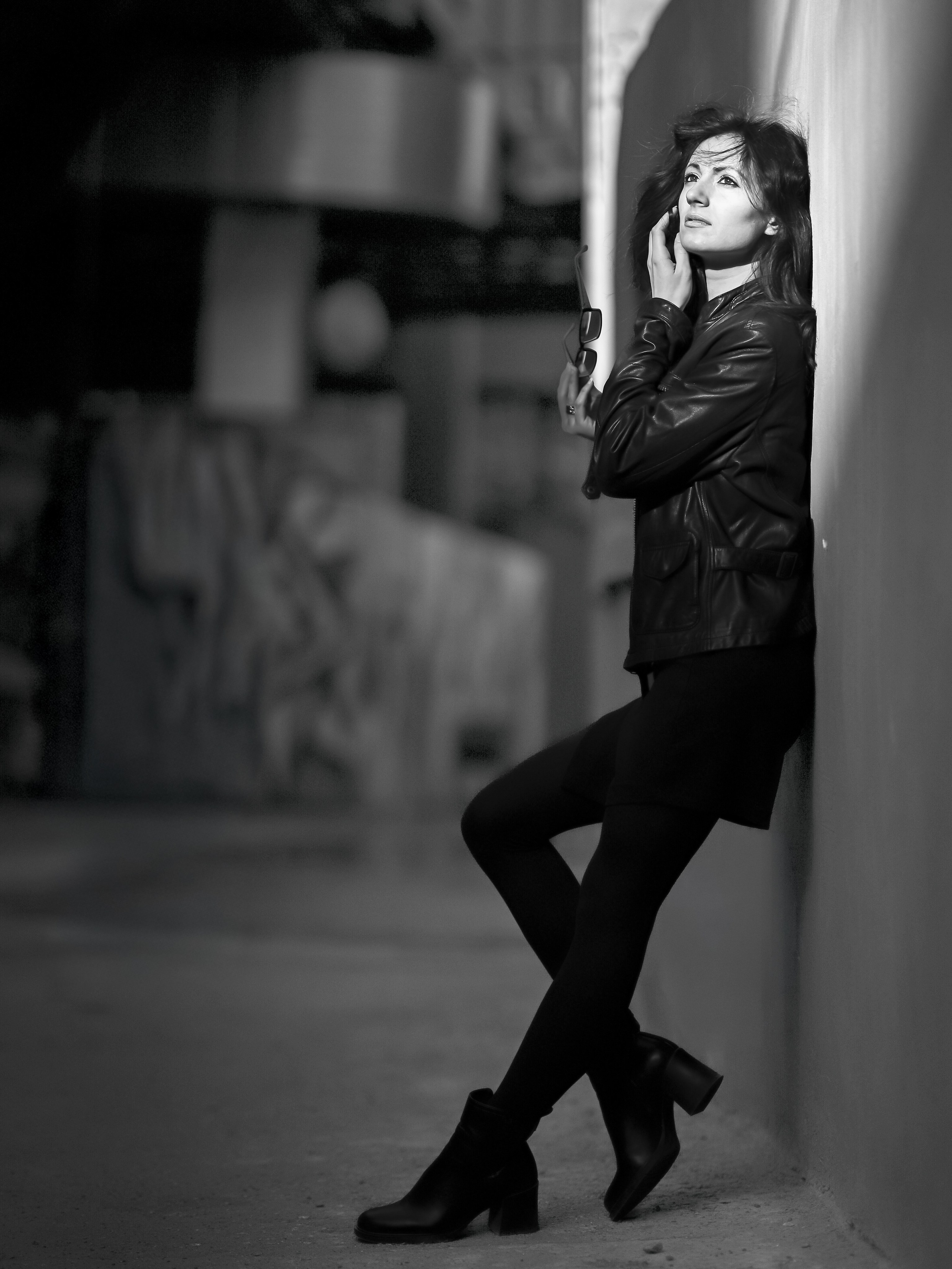 Весна на Красном Октябре ч_б. Портретный фотограф в Москве Сергей Чудов