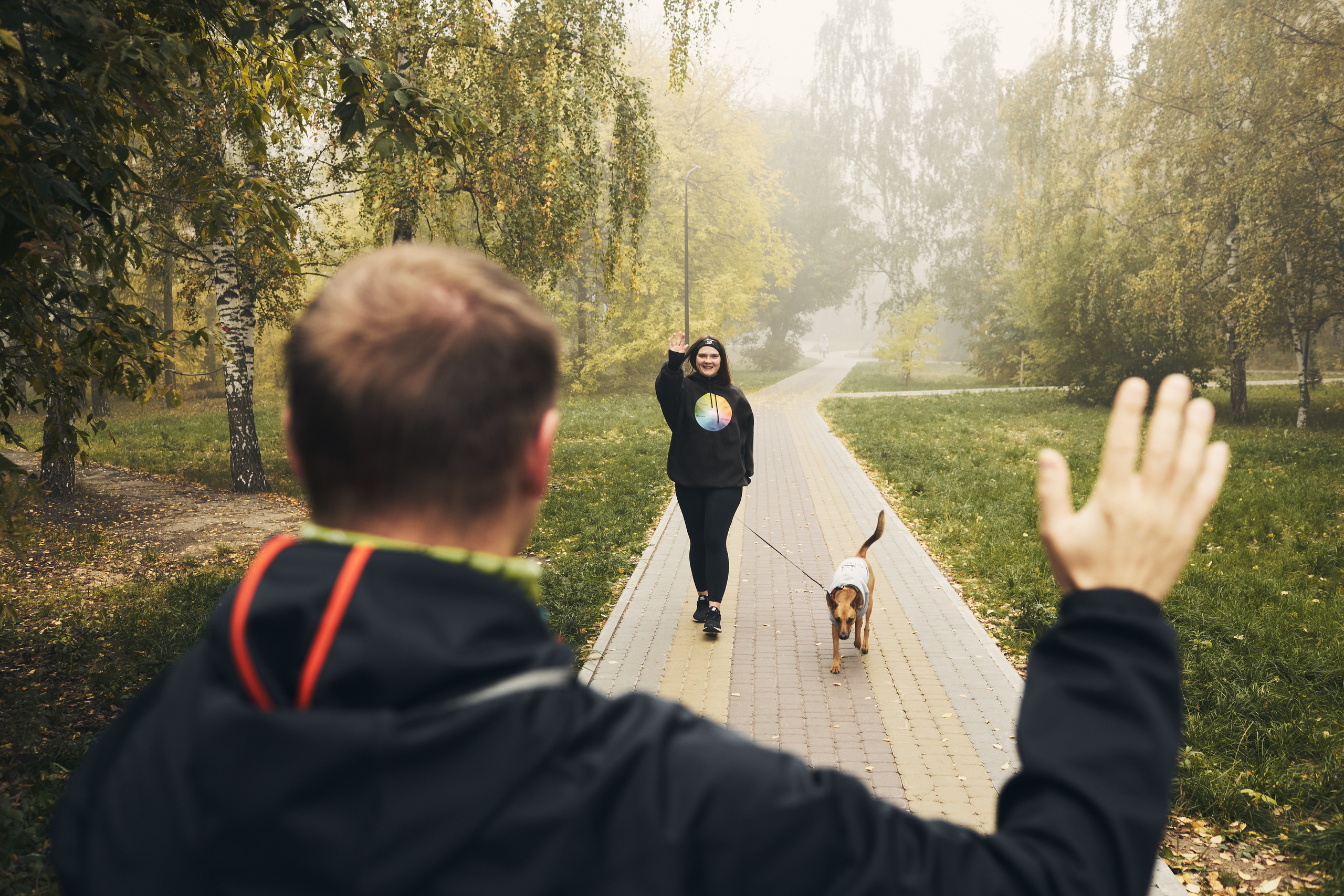 Хубба идет на пробежку