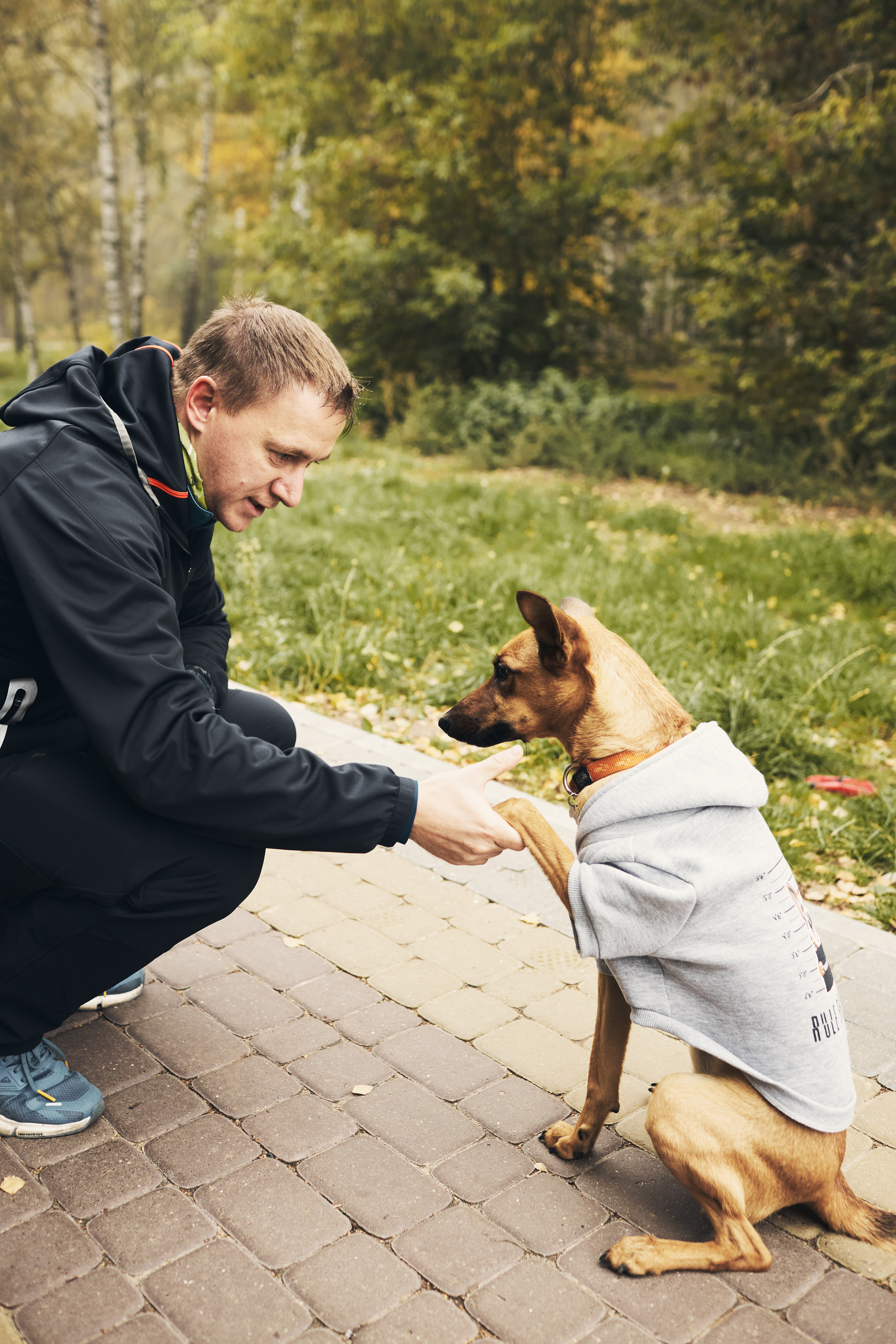 Хубба идет на пробежку