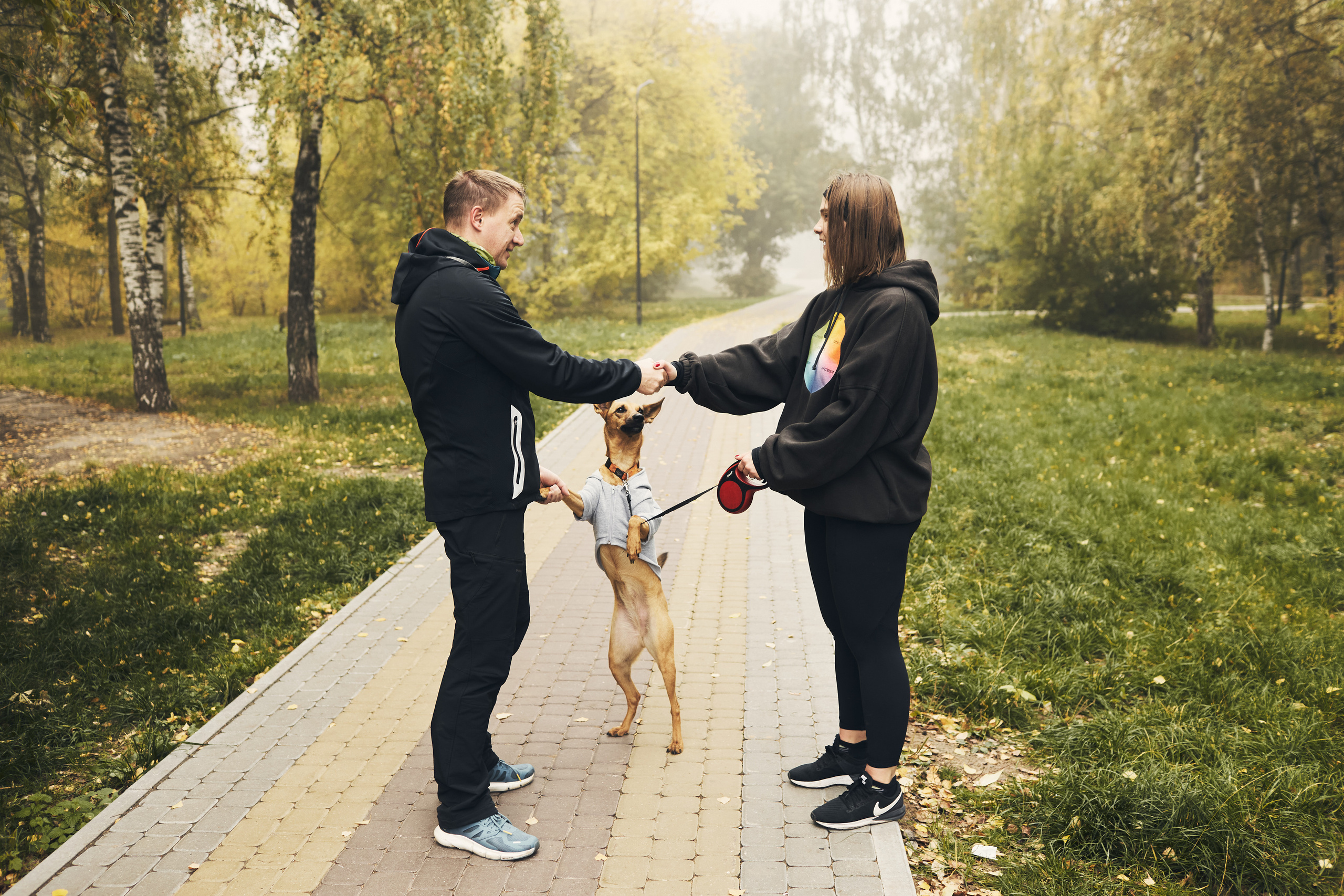 Хубба идет на пробежку