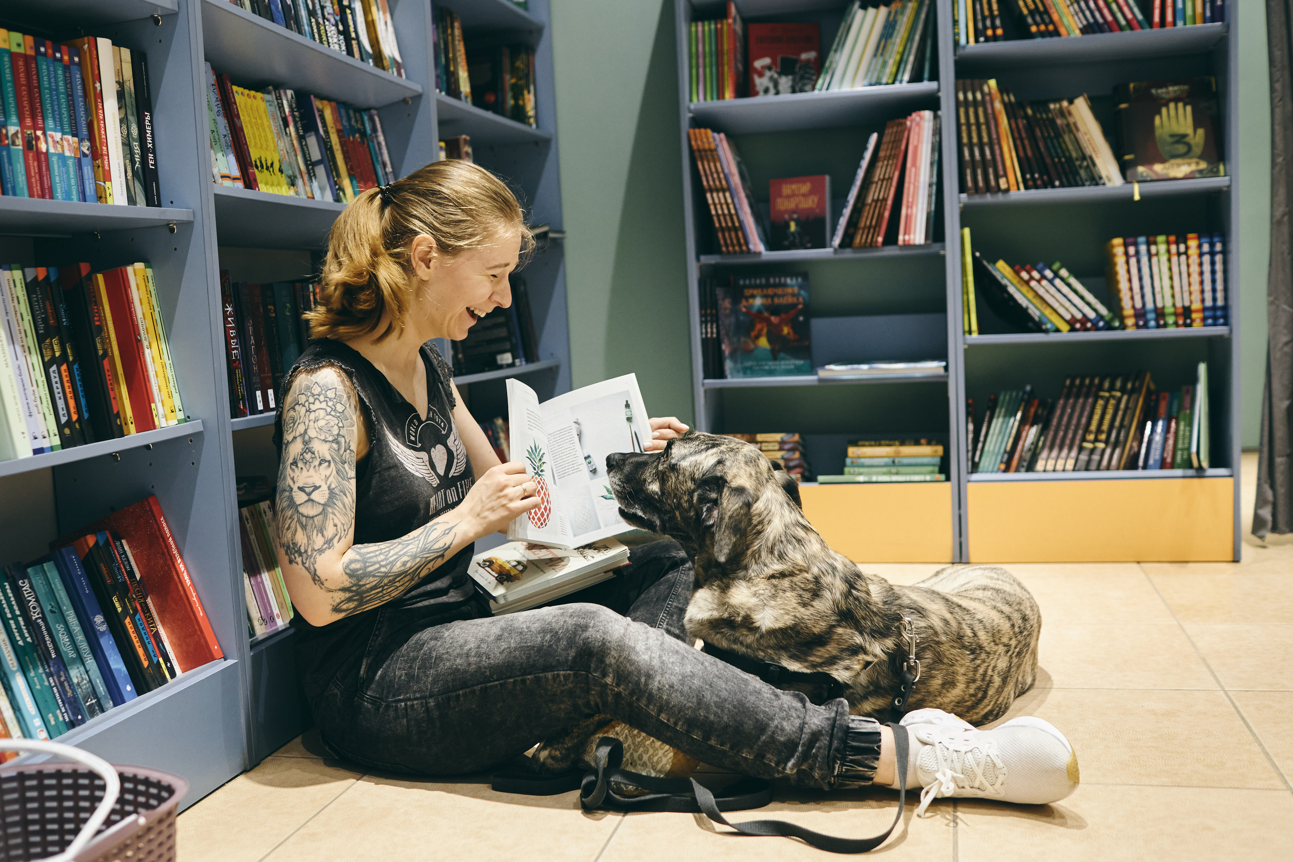 Чоппер выбирает книги