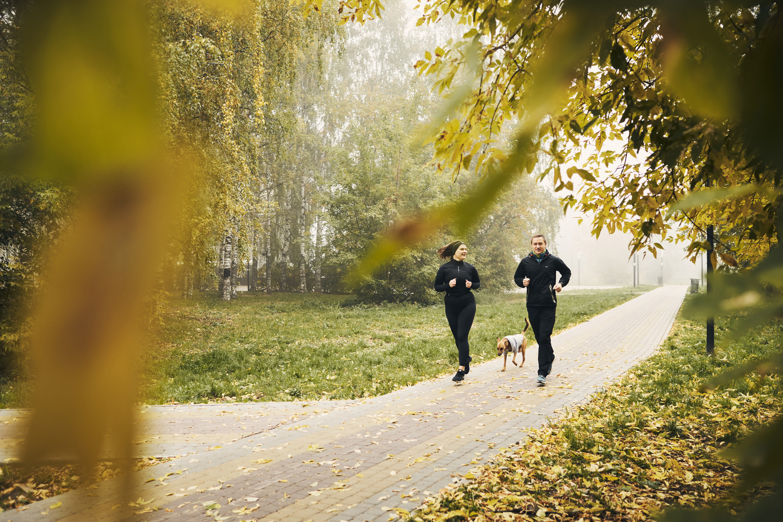 Хубба идет на пробежку