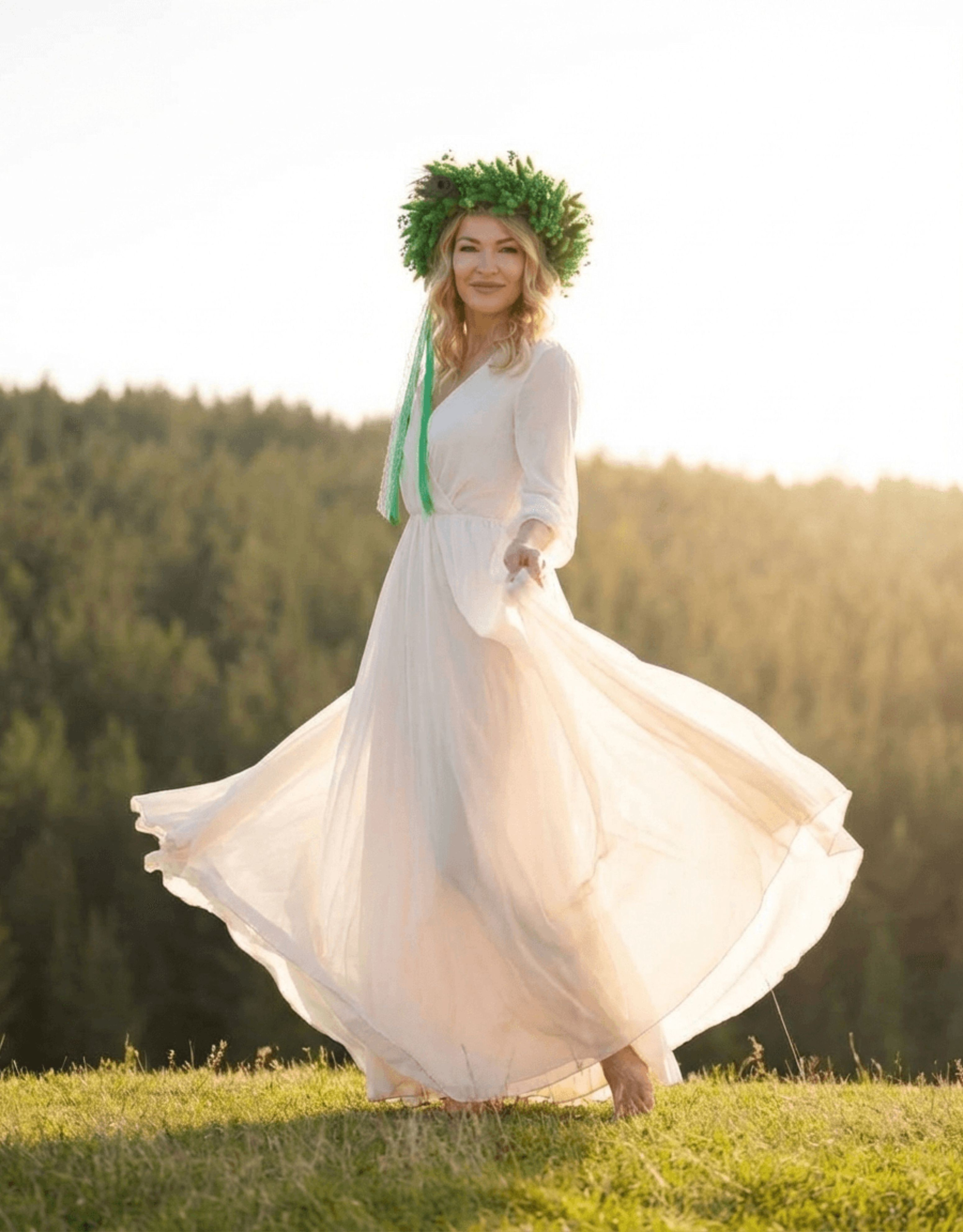 Изумрудное настроение. Флористическая симфония. Авторские украшения