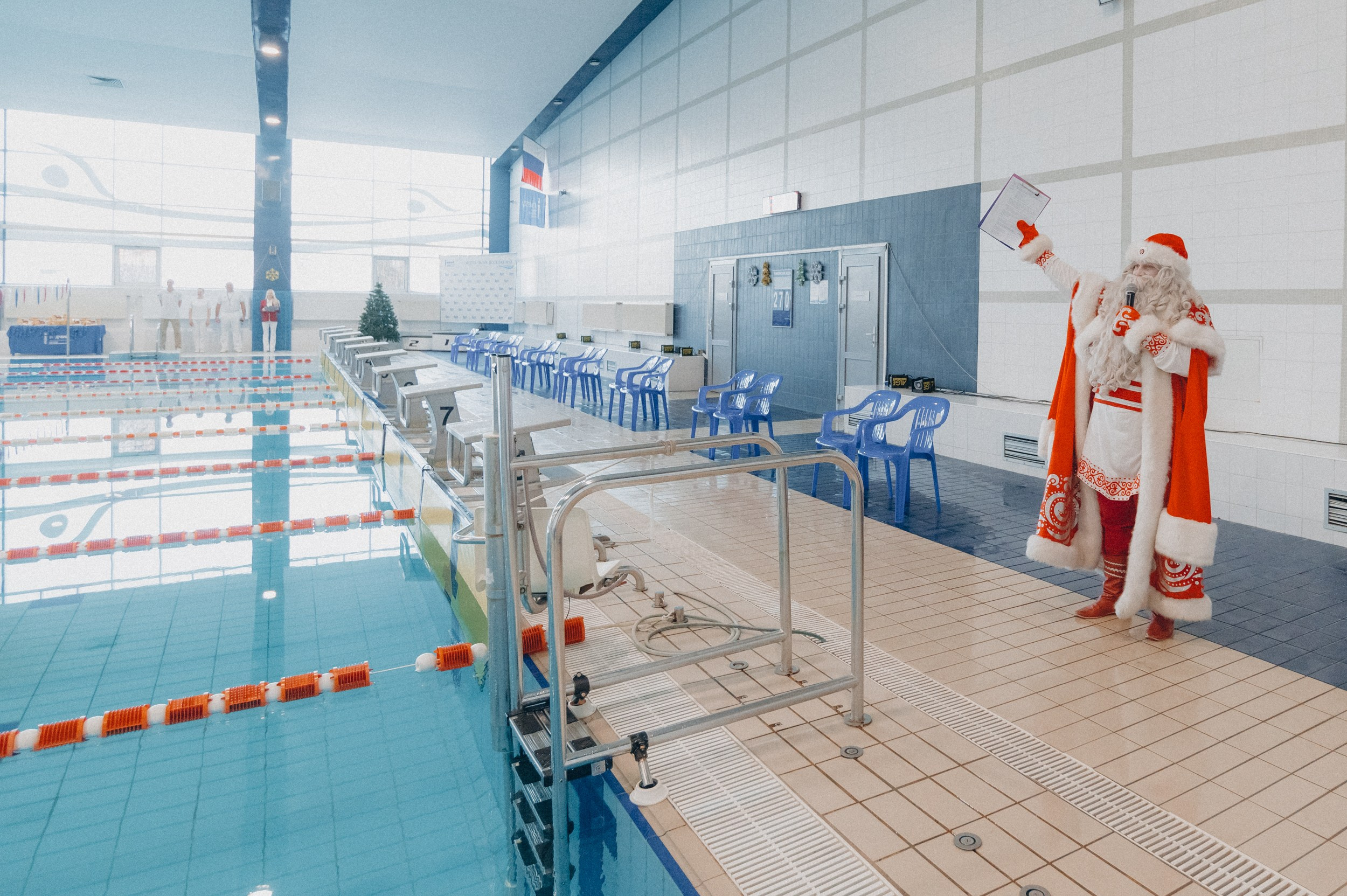 «Новогодние заплывы» в СОЦ «Зодчий». Фотограф Дмитрий Пименов