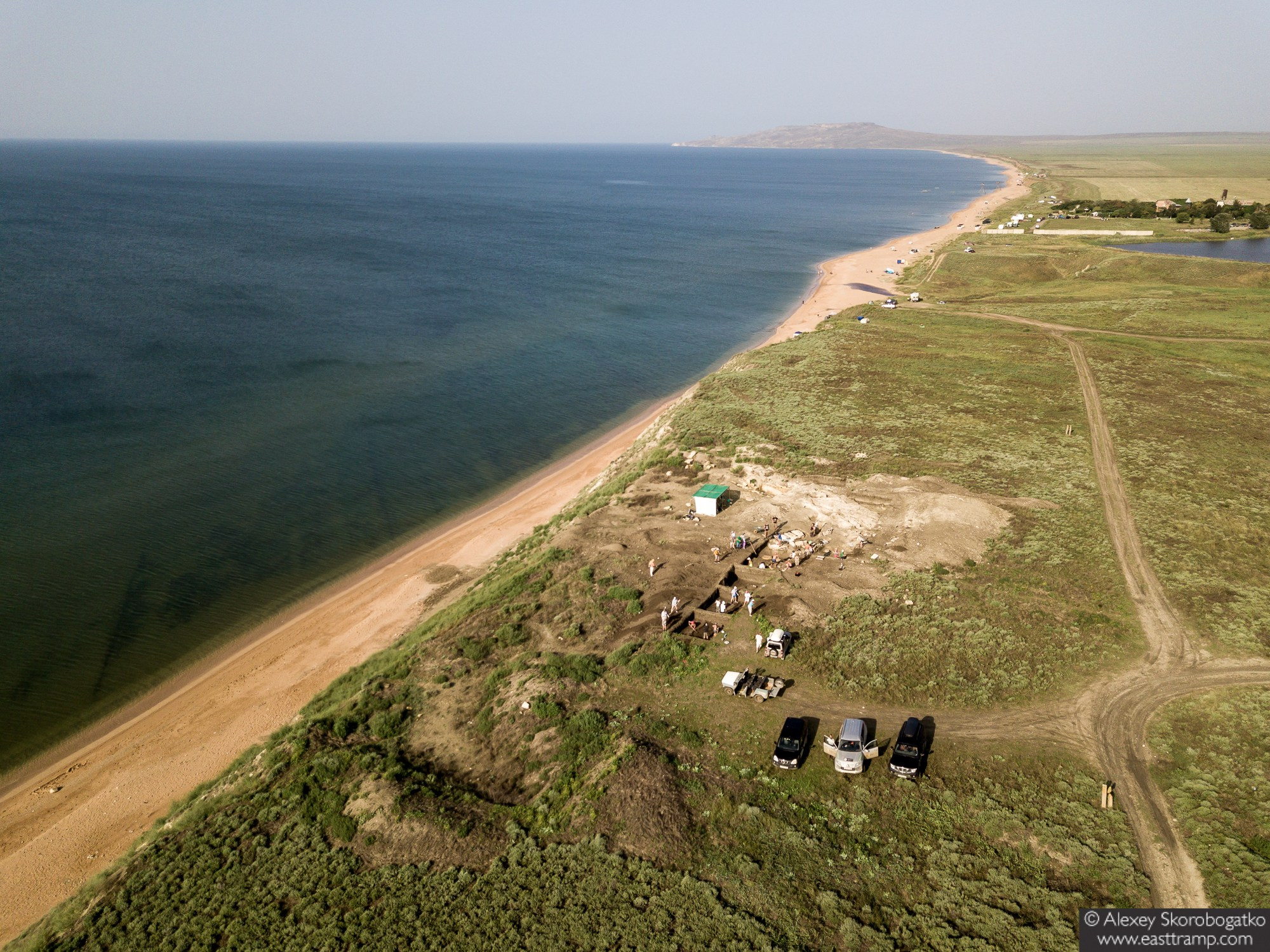 Археологические раскопки некрополя Кыз-Аул в Крыму. Фотограф Алексей Скоробогатько