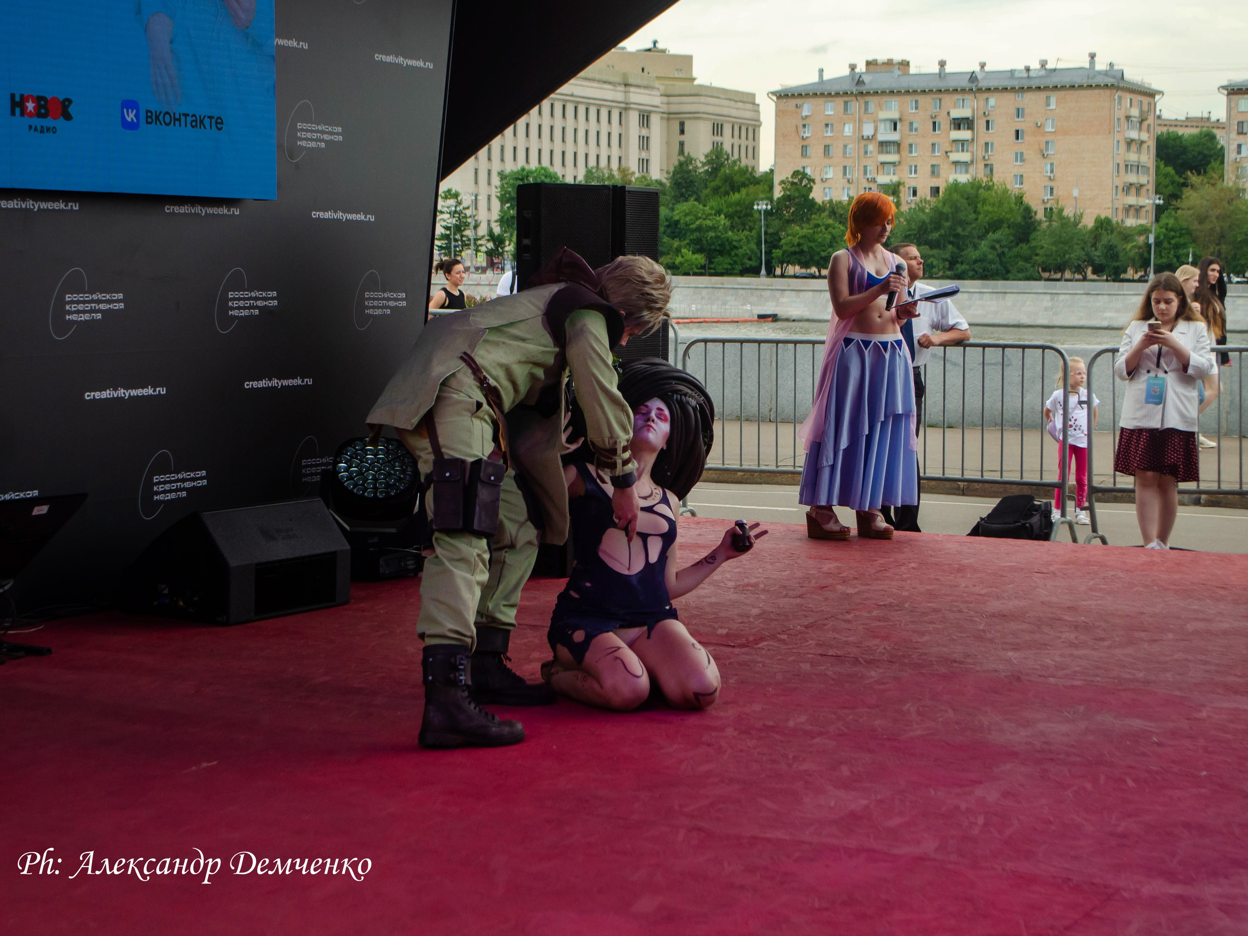 Фотосессия сцены в Москве на разных репортажных мероприятий
