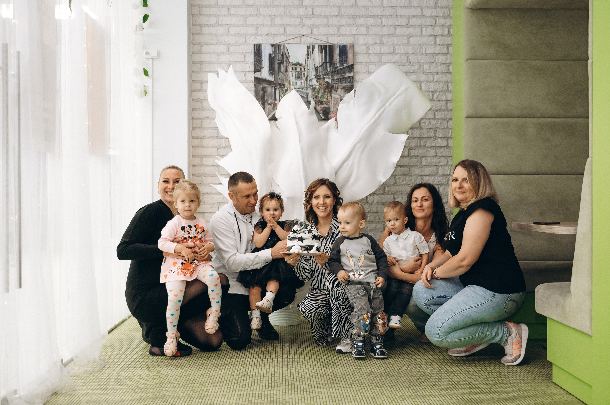 Анечке 2 года (MIA FAMILIA семейное кафе). Семейный фотограф в Минске Дарья Дреко