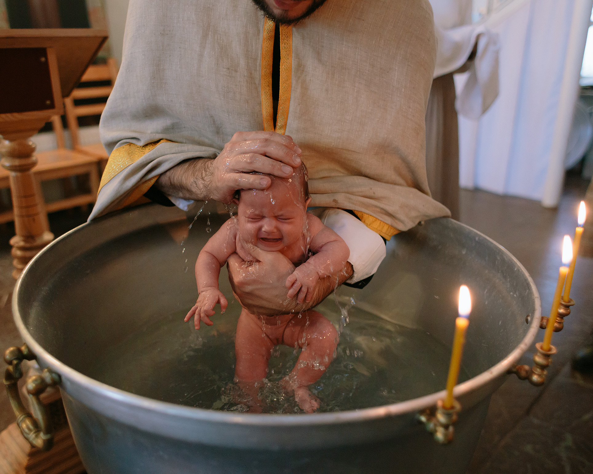 Крещение Иларии. Фотограф на венчание, крещение