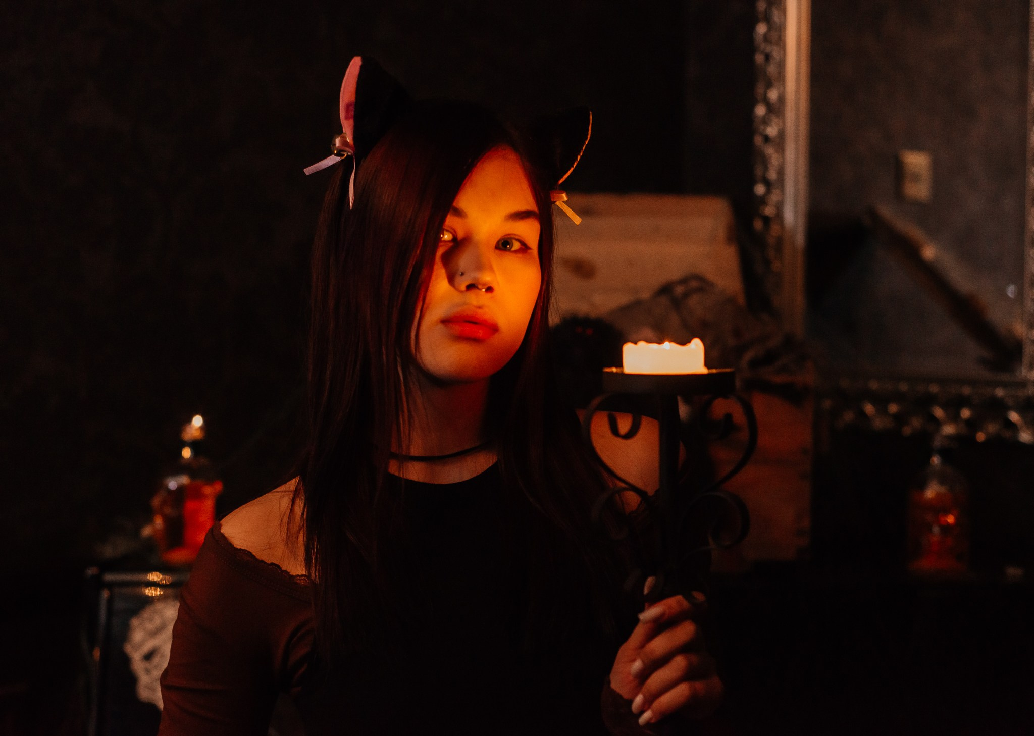 Halloween party в кальянной HookahPlace. Профессиональный пейзажный фотограф Новокрещенов Станислав