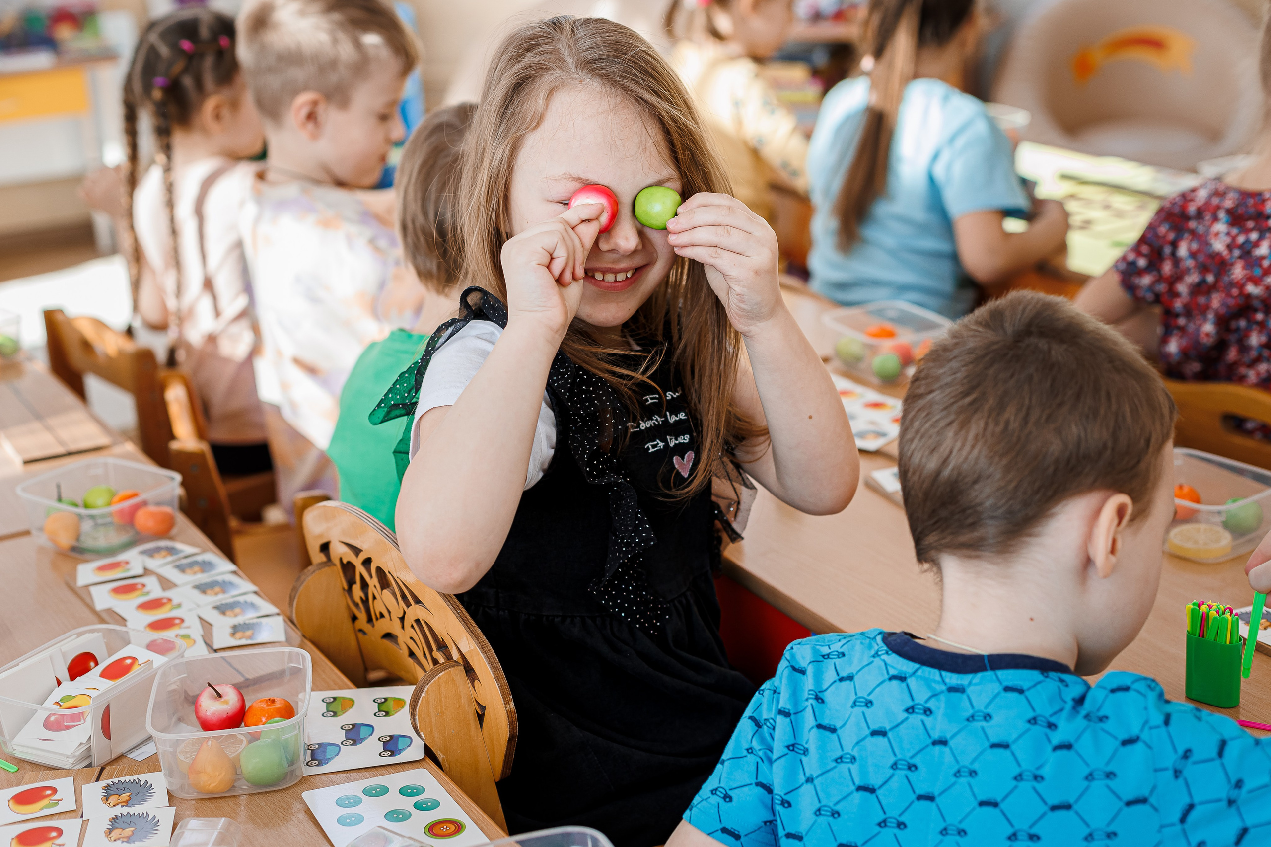 День в саду. Семейный и детский фотограф Комина Елена, Власиха, Одинцово