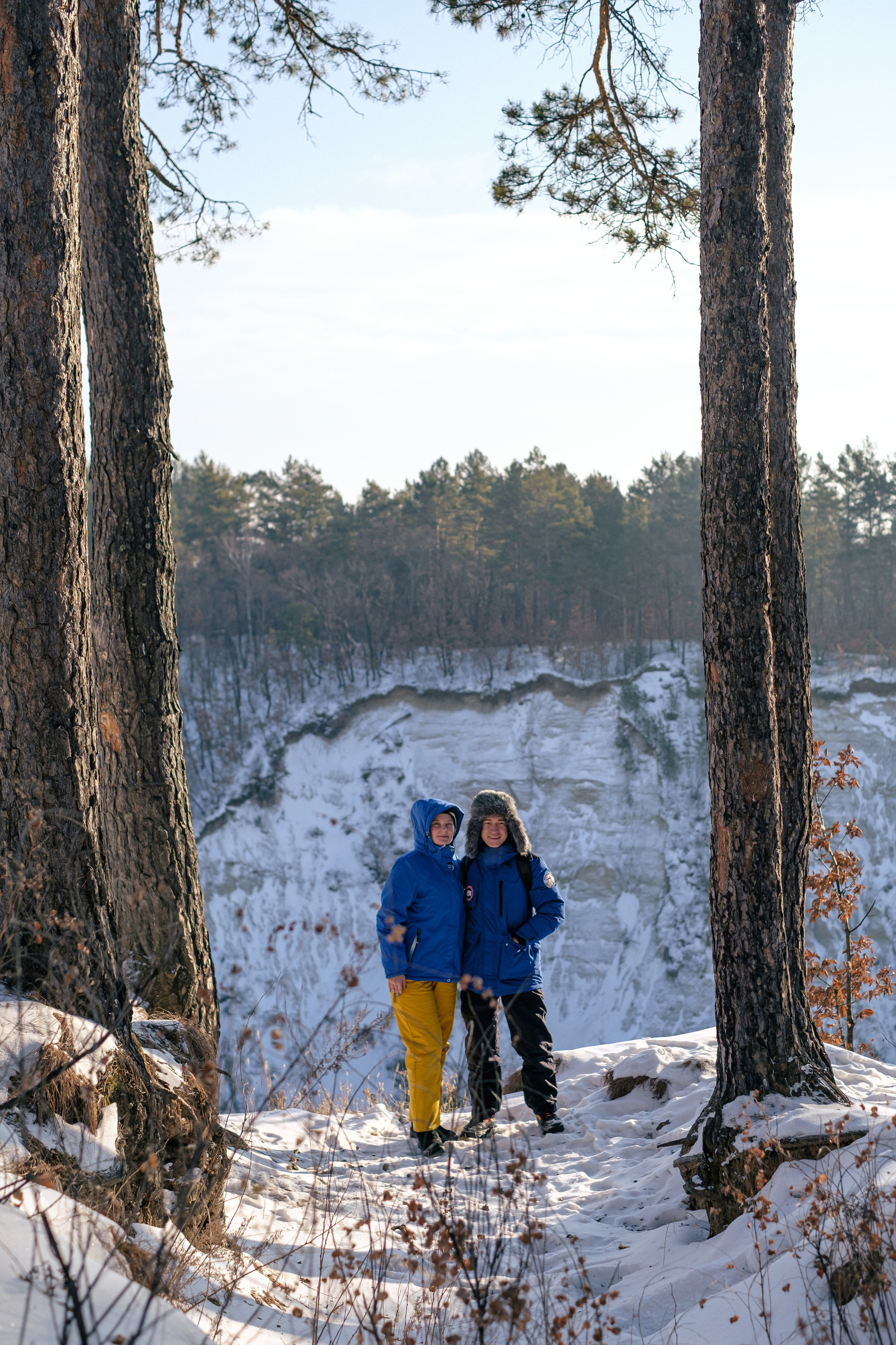 Мухинский лес зимой. Фотограф Благовещенска Яна
