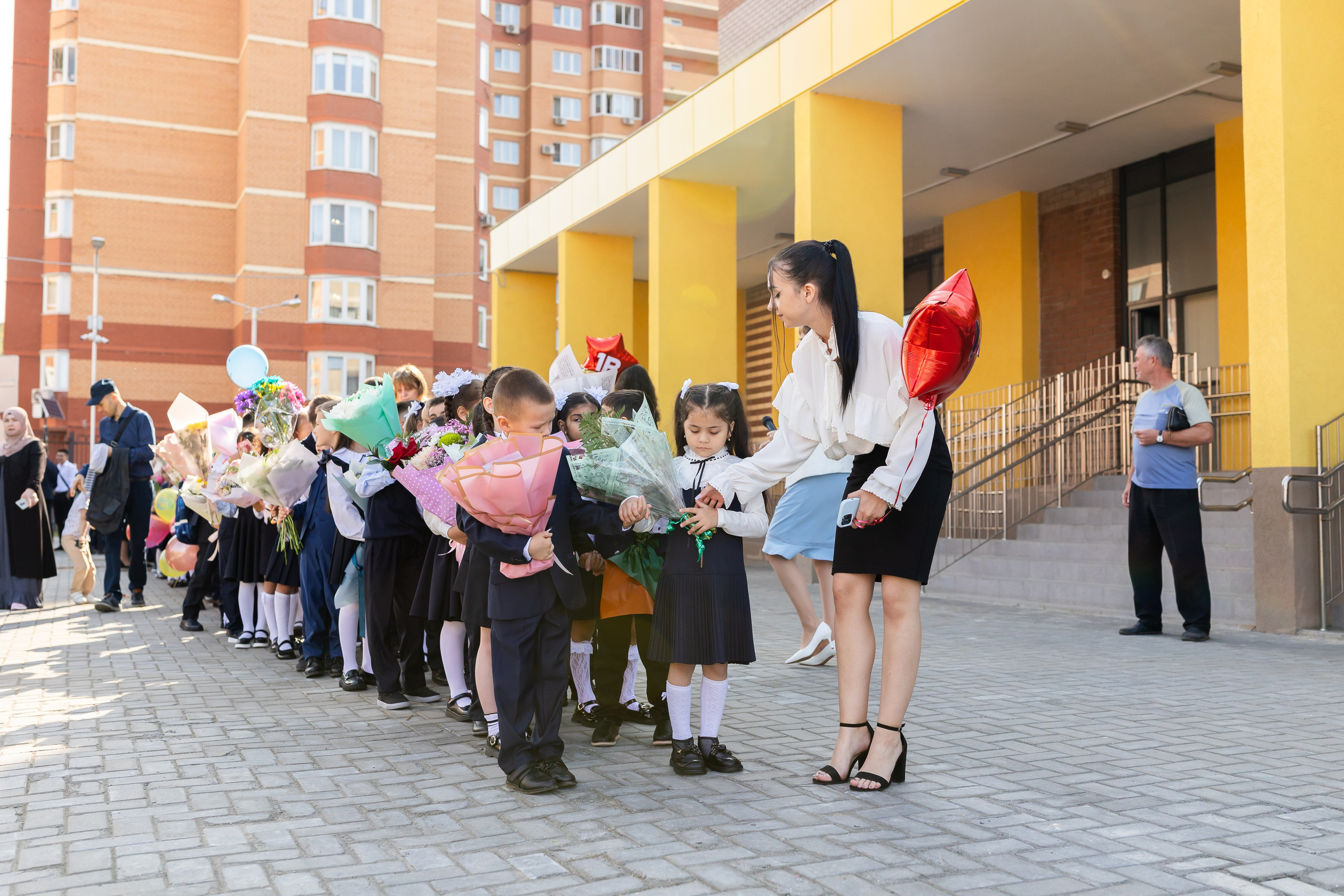 Линейка 1 сентября. Профессиональный Фотограф в Москве Андрей Славнов