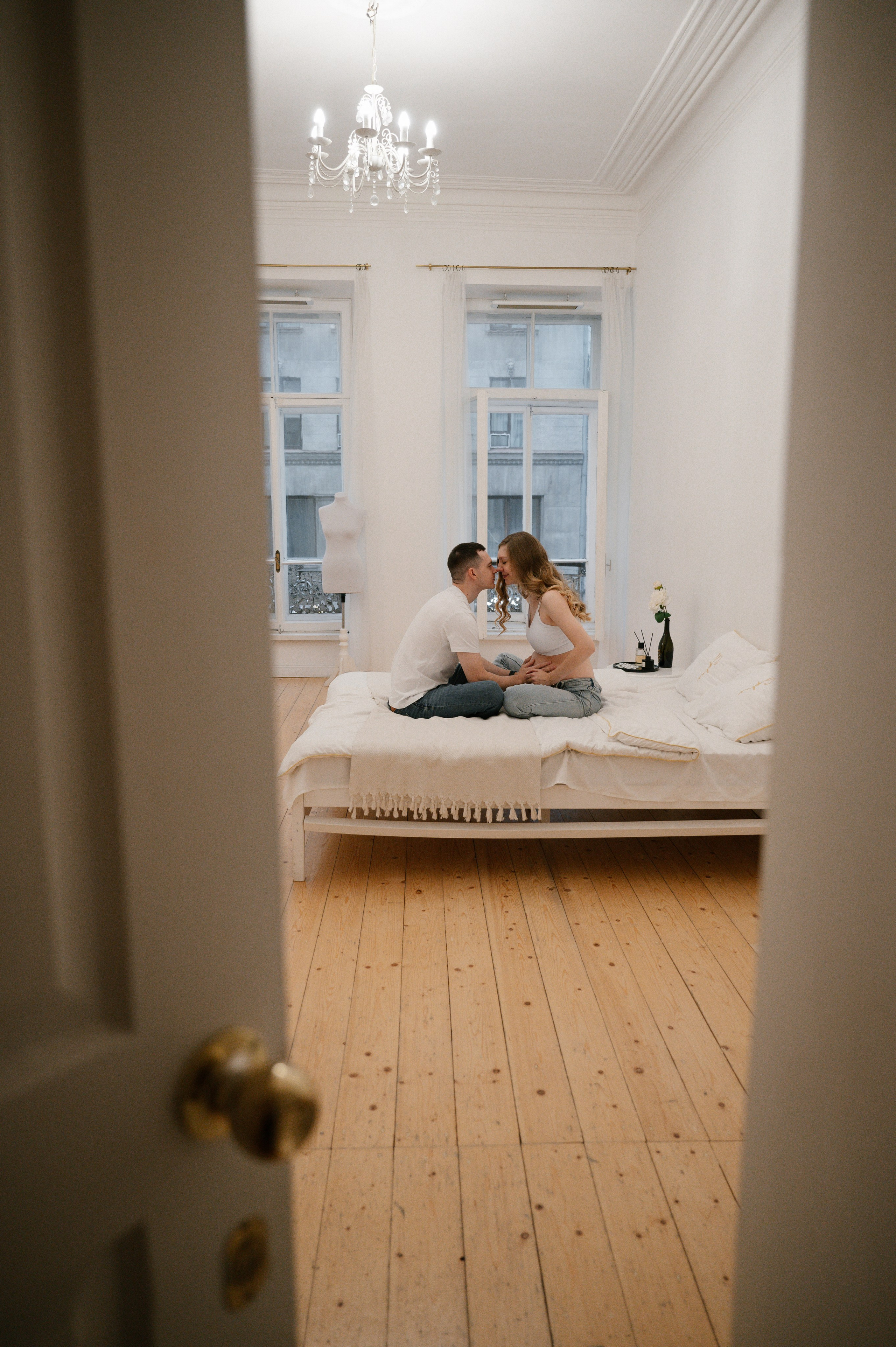 Ожидание чуда Юля Влад Новый год. Фотограф Алёна Мил