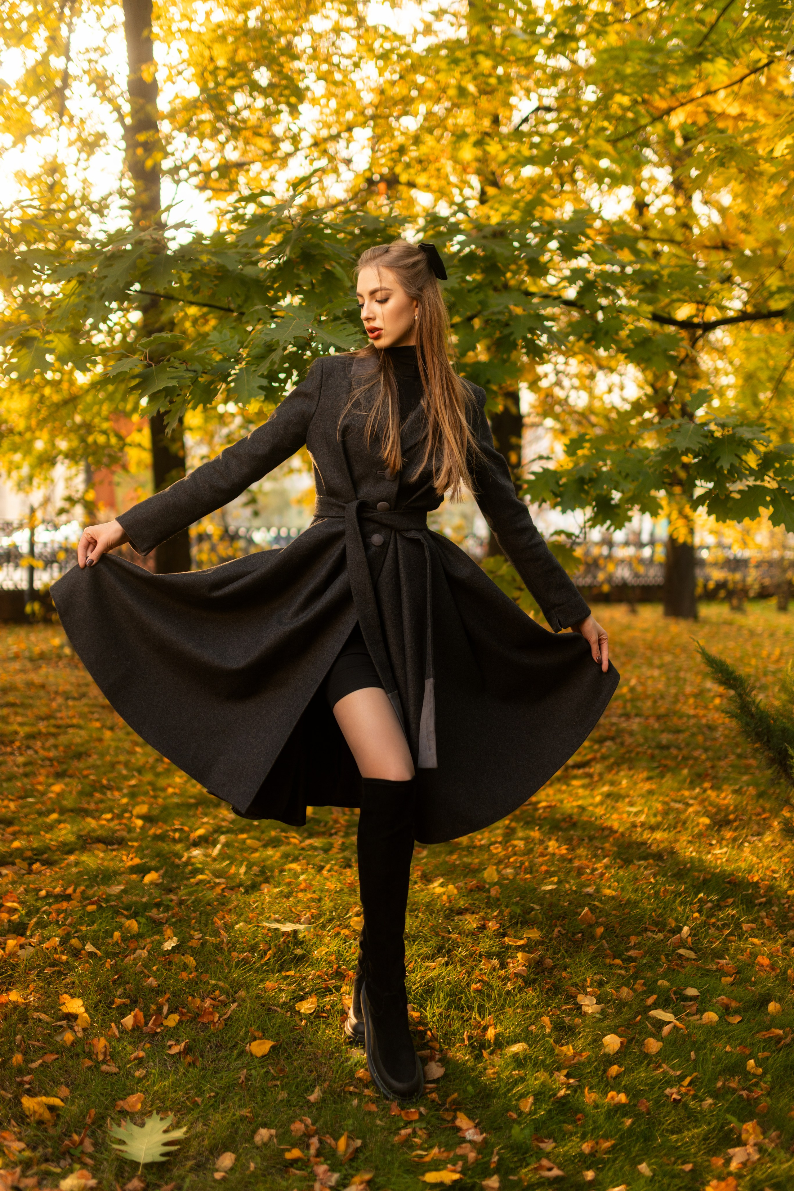 Осенний фотосет с Ксенией в формате для «себя». Дмитрий Шульгин, портретный фотограф в Воронеже