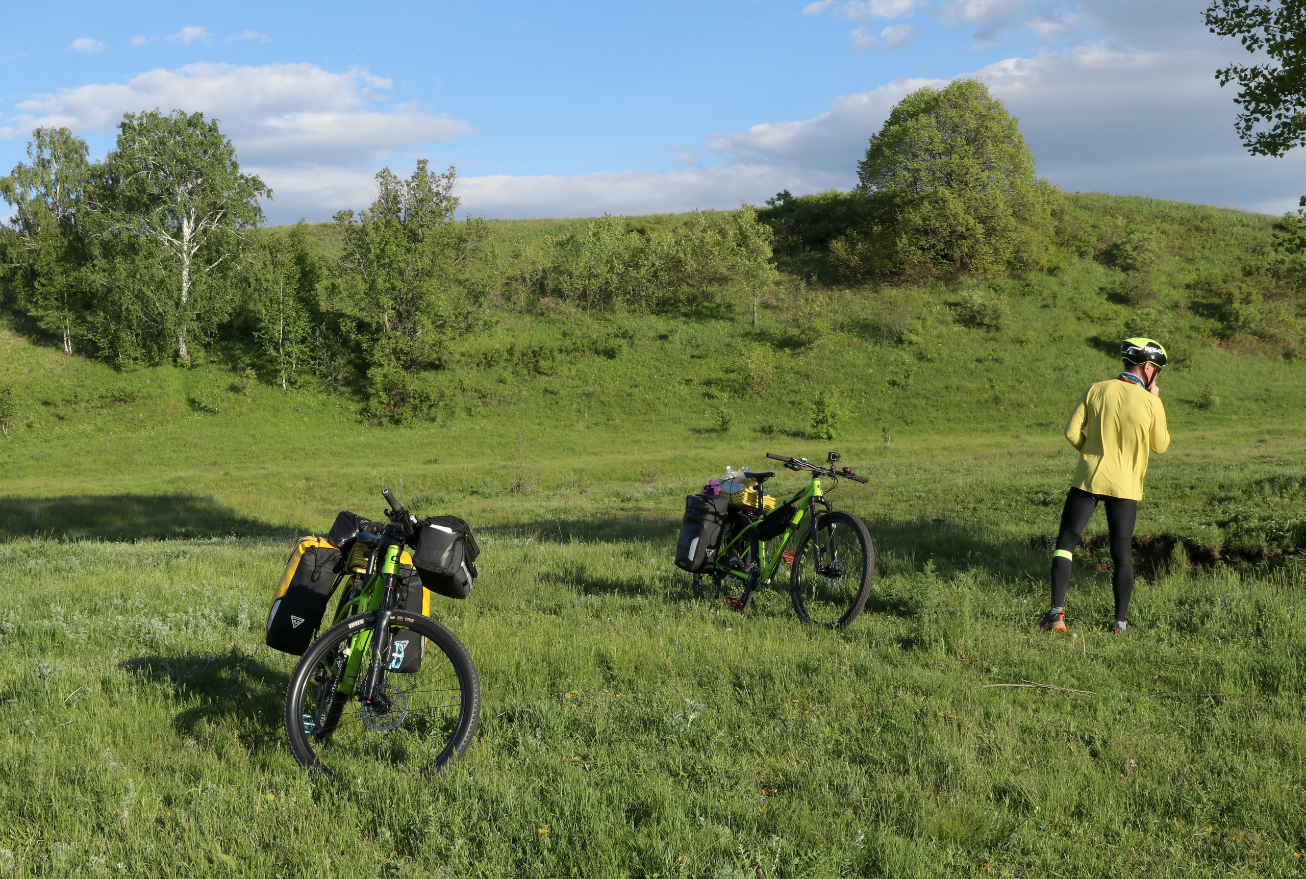 Четвёртая ночёвка - берег р. Белая