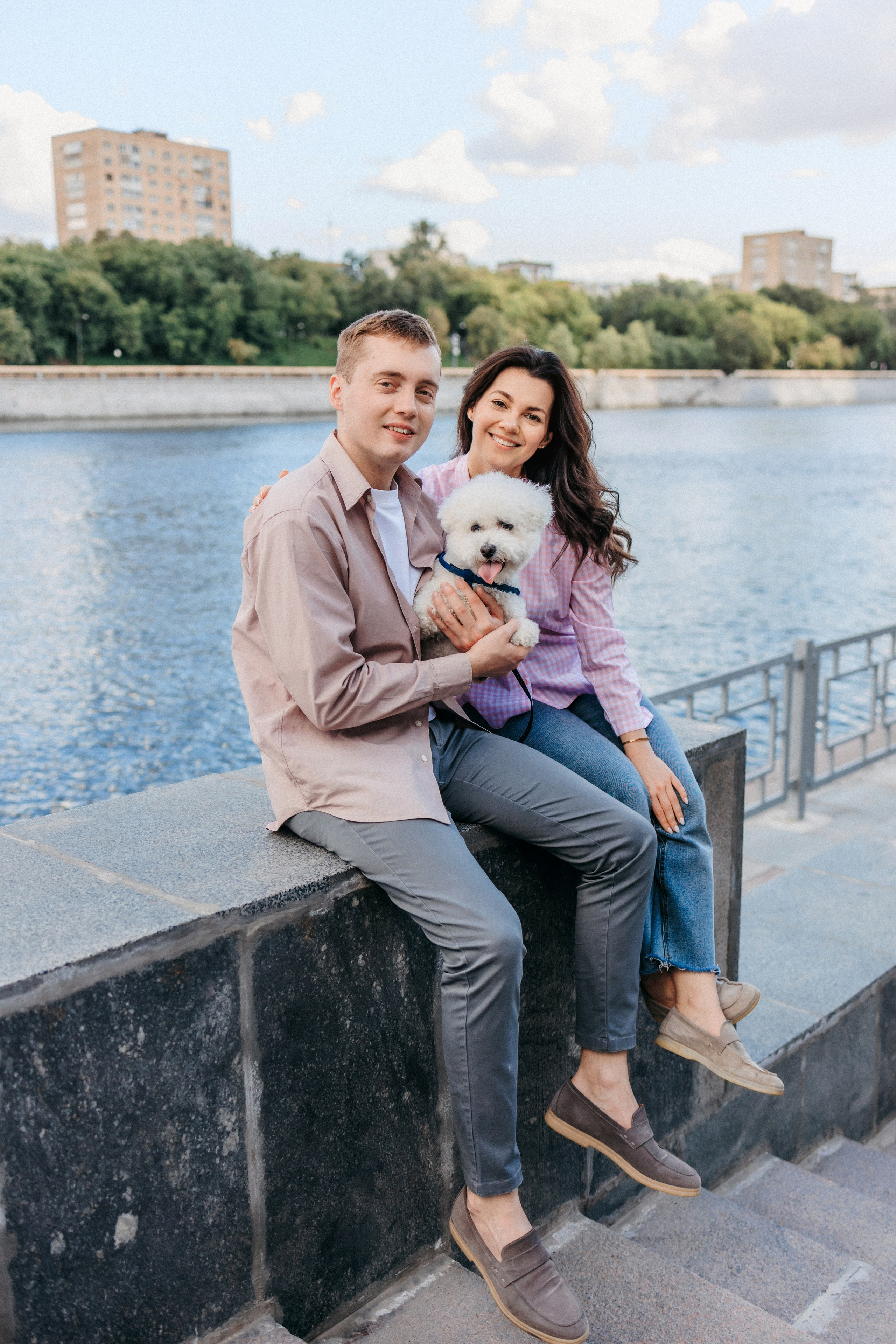 Марина, Данил и Бруно. Фотограф-анималист Елена Радченко, Москва