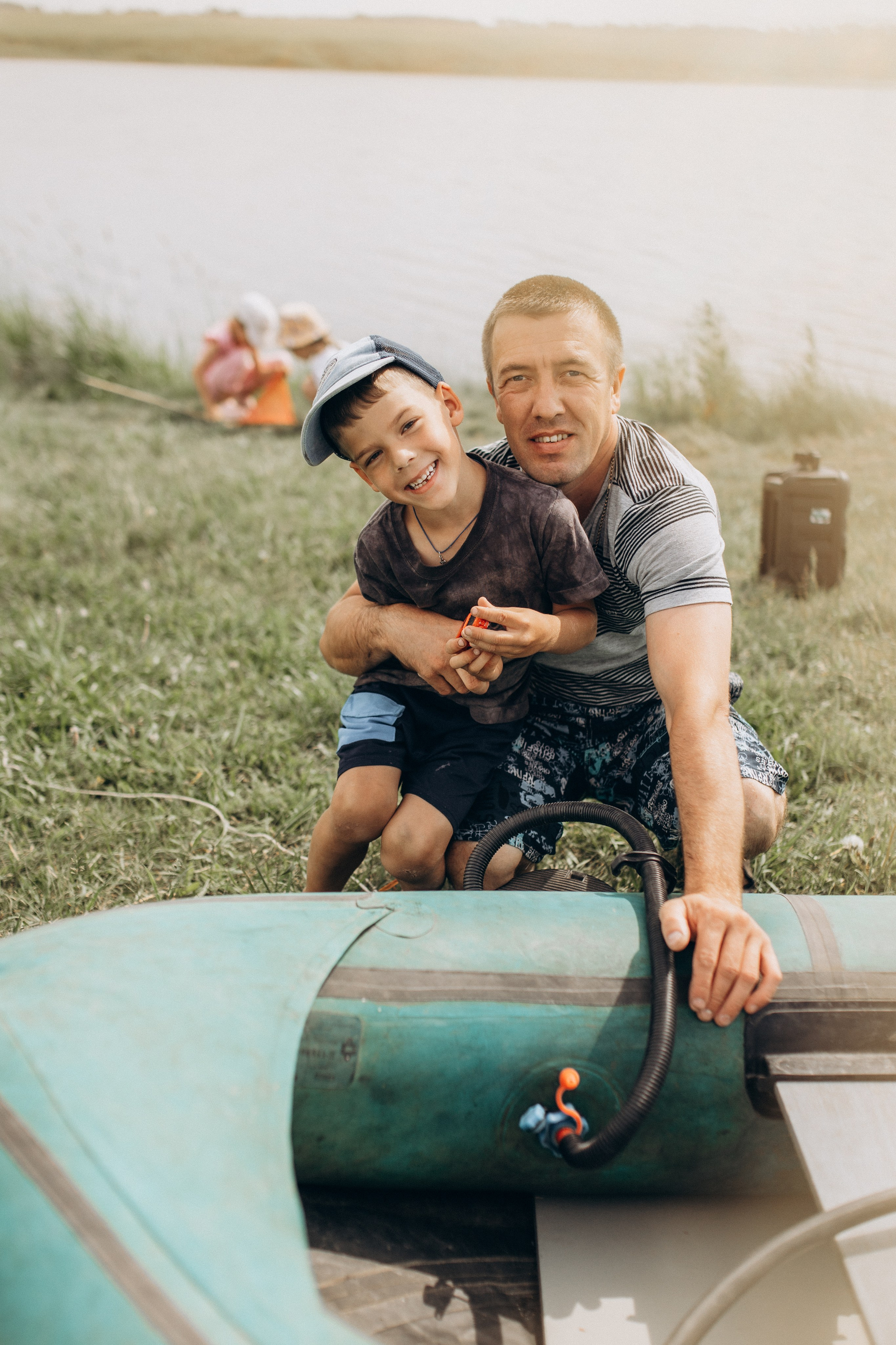 Семейная рыбалка. Семейный фотограф lifestyle в Новосибирске Елена Шпилевая