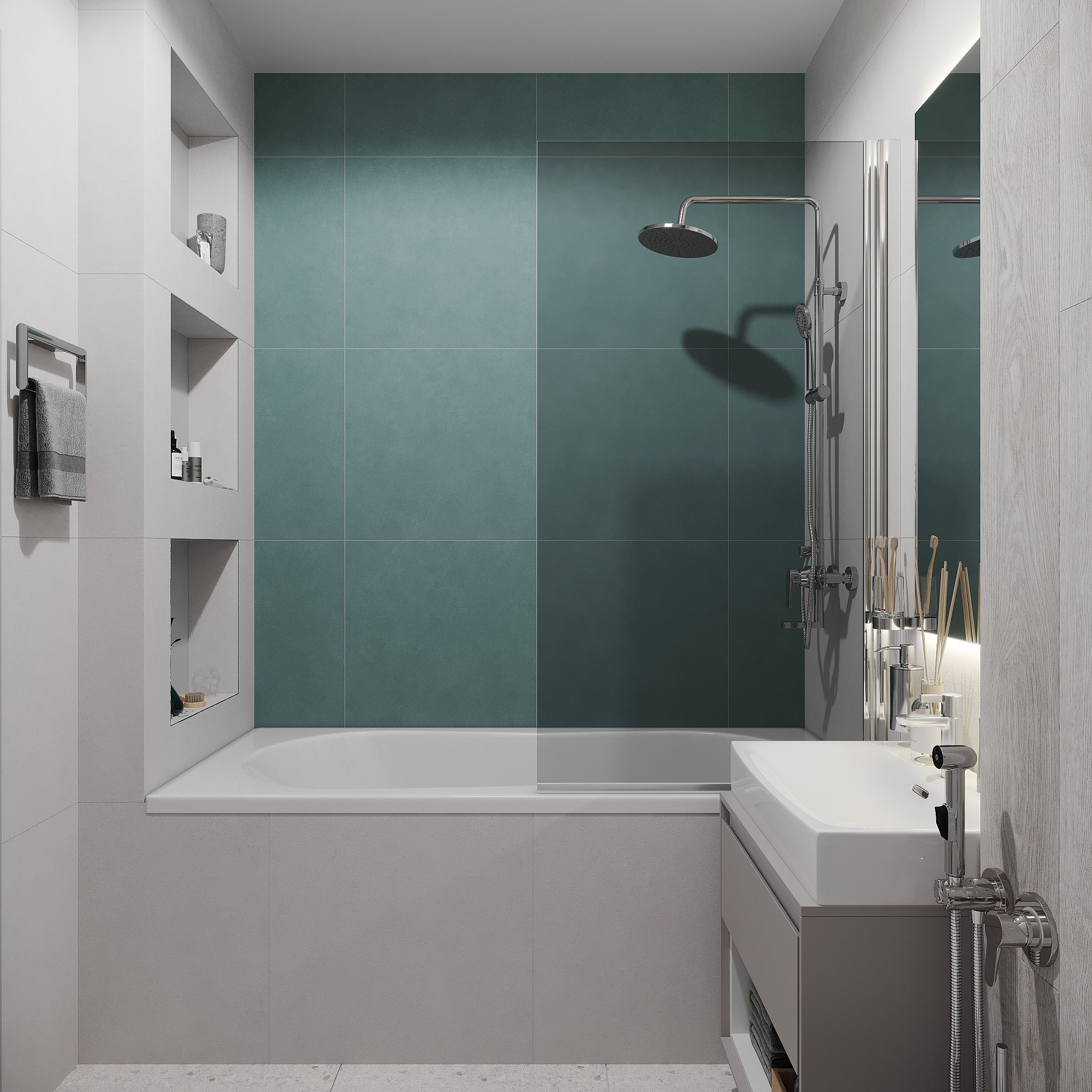 Квартира 75 м², Садовые Кварталы, г. Старый Оскол. Студия дизайна