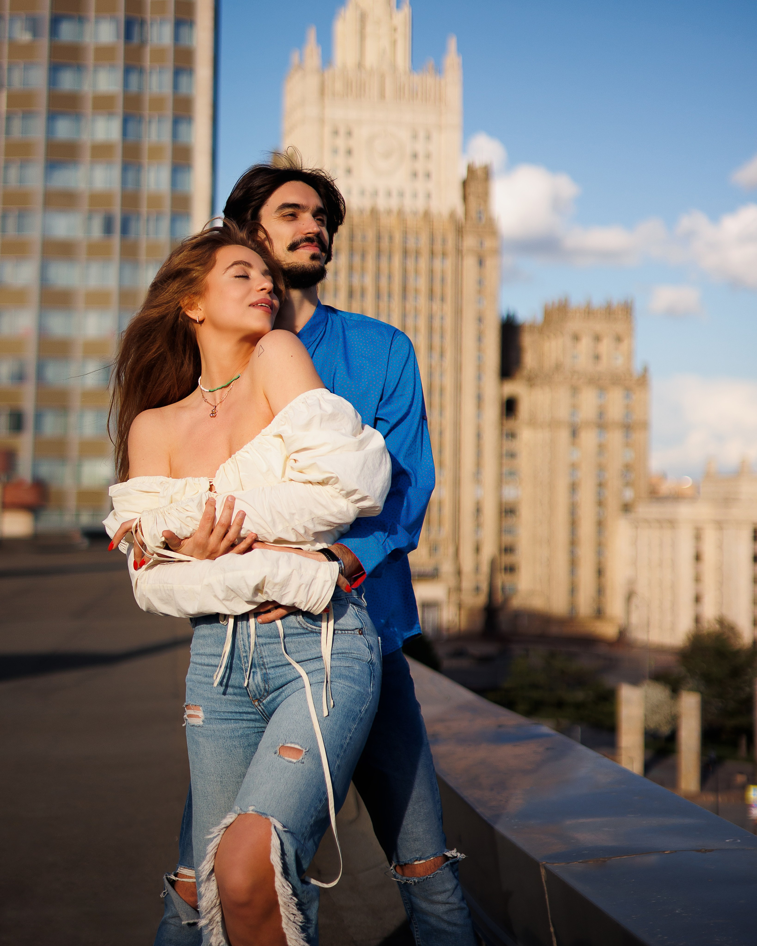 На крыше. Марковкина КрисТина