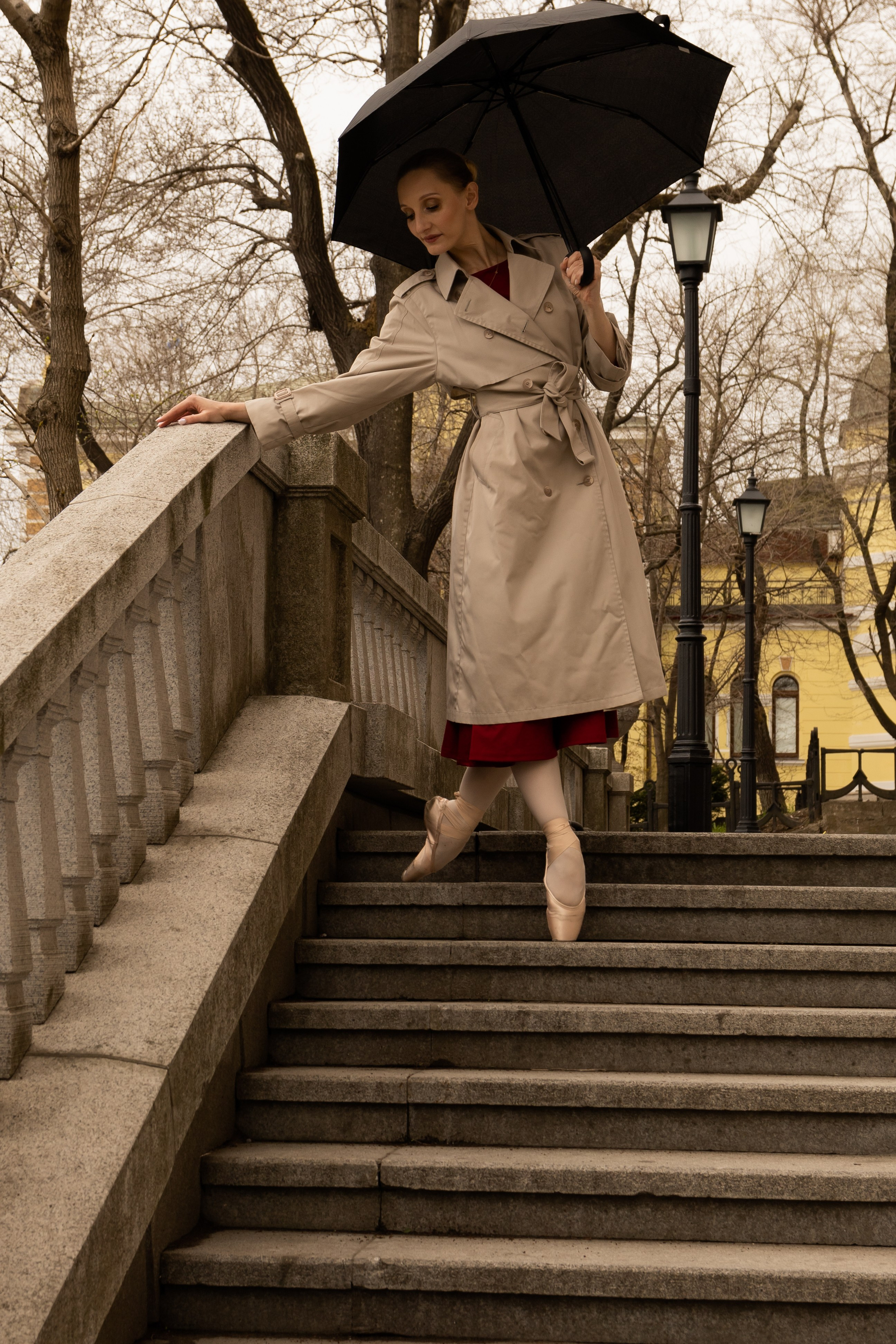 Балерина в городе. Фотограф Владивосток