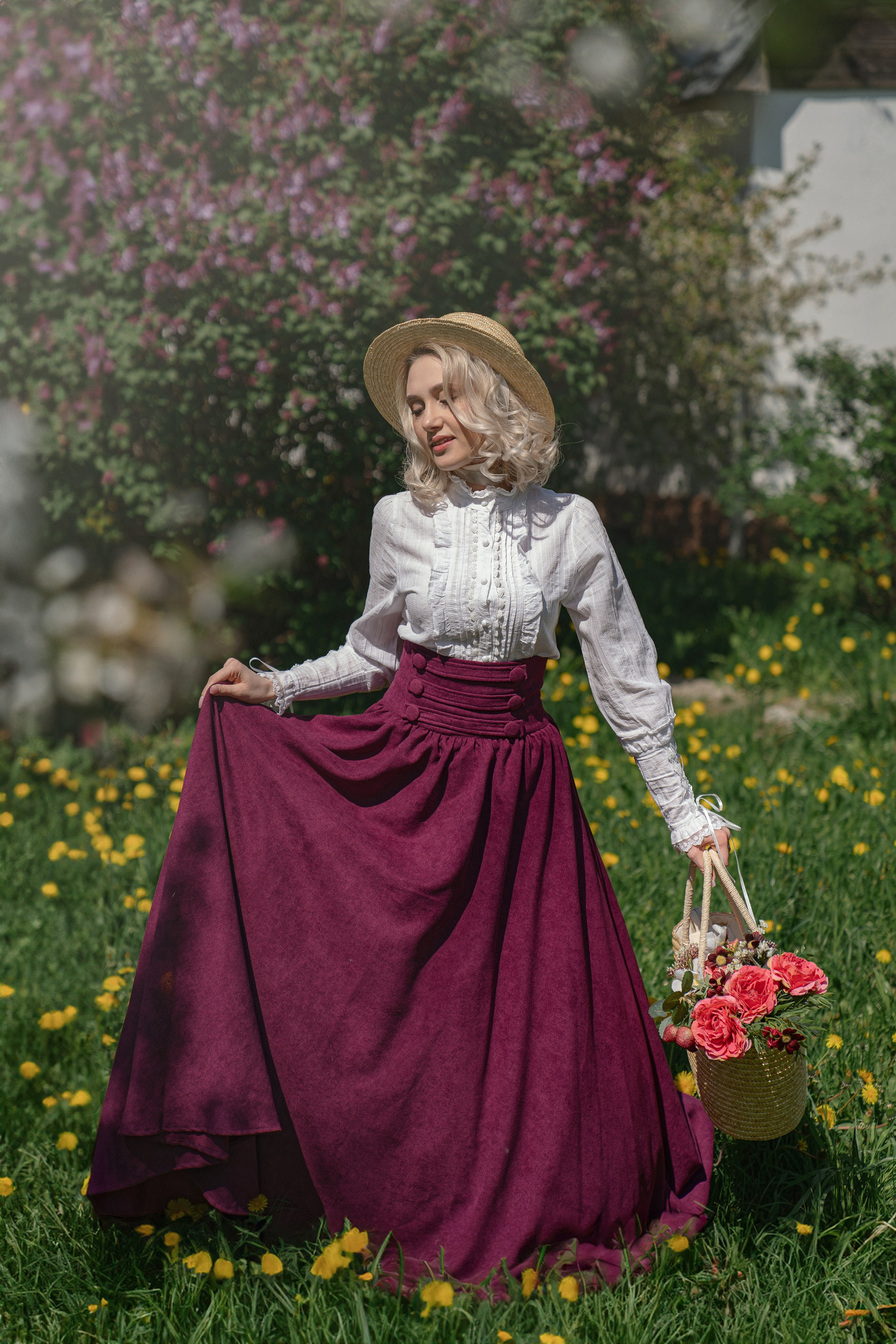 Романтичная ретро история в яблоневом саду. Трубинова Екатерина | Семейный фотограф | Москва