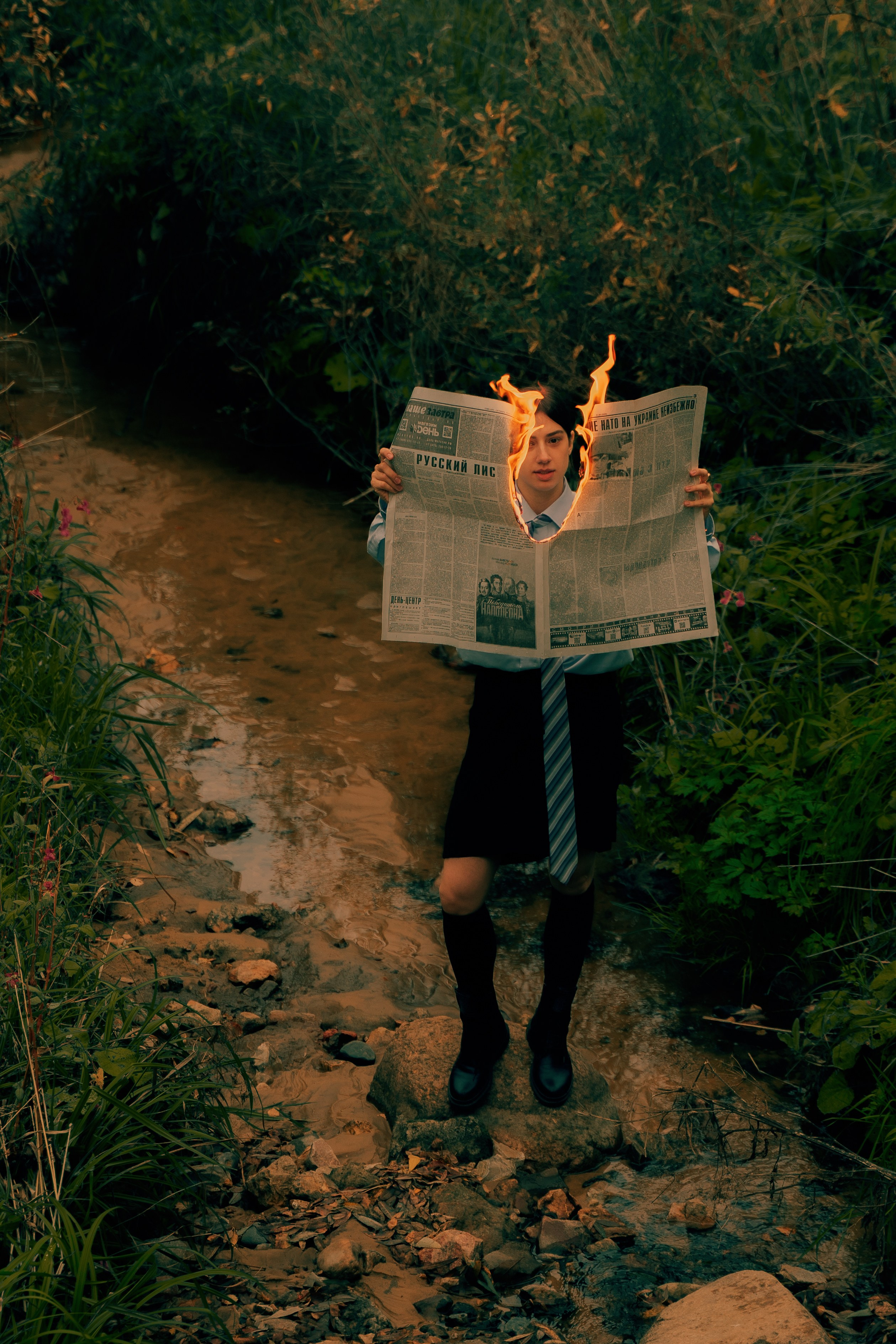 Фотосессия с огнем Москва