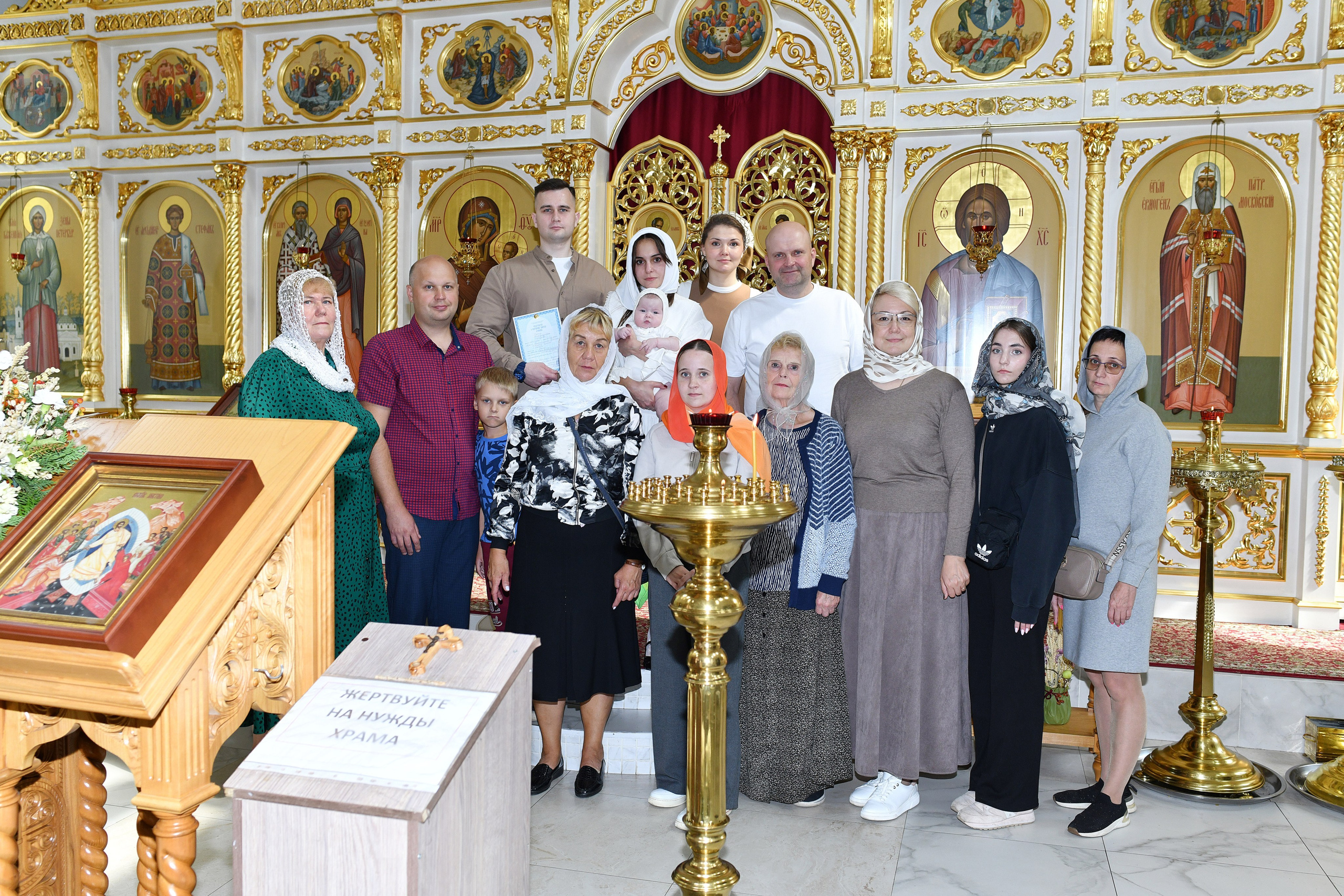 Крещение Марии в Алтуфьево. Фотограф Крещения и Венчания в Москве и МО