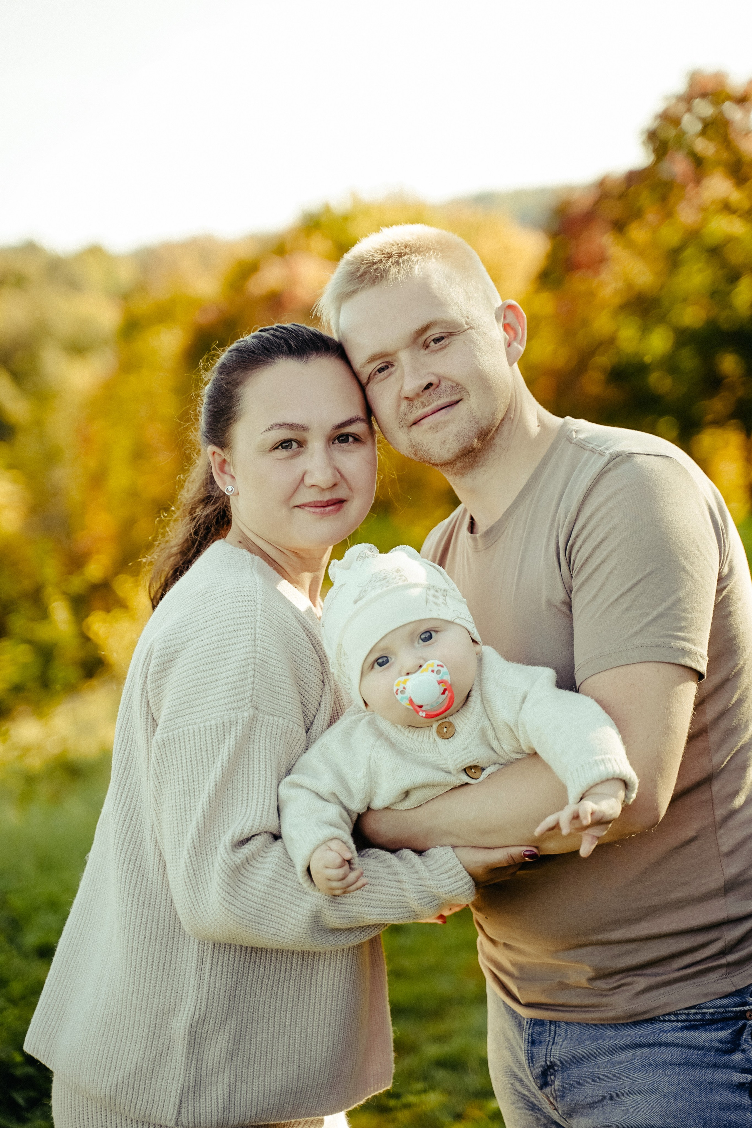 Семейная съемка осенью