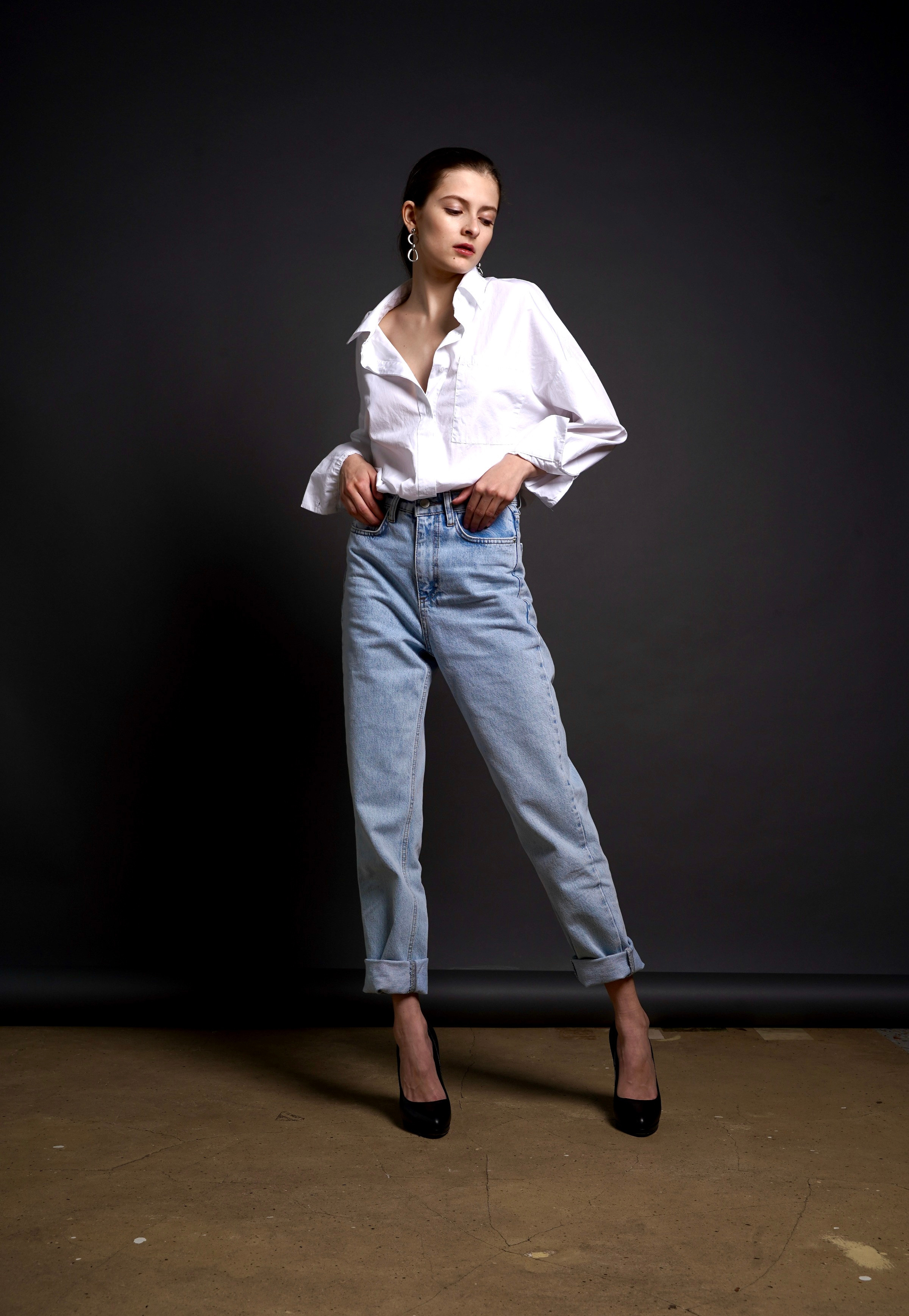 Женская фотосессия в студии. Съемка в фотостудиях Москвы. Портретный фотограф в Москве Елена Капралова