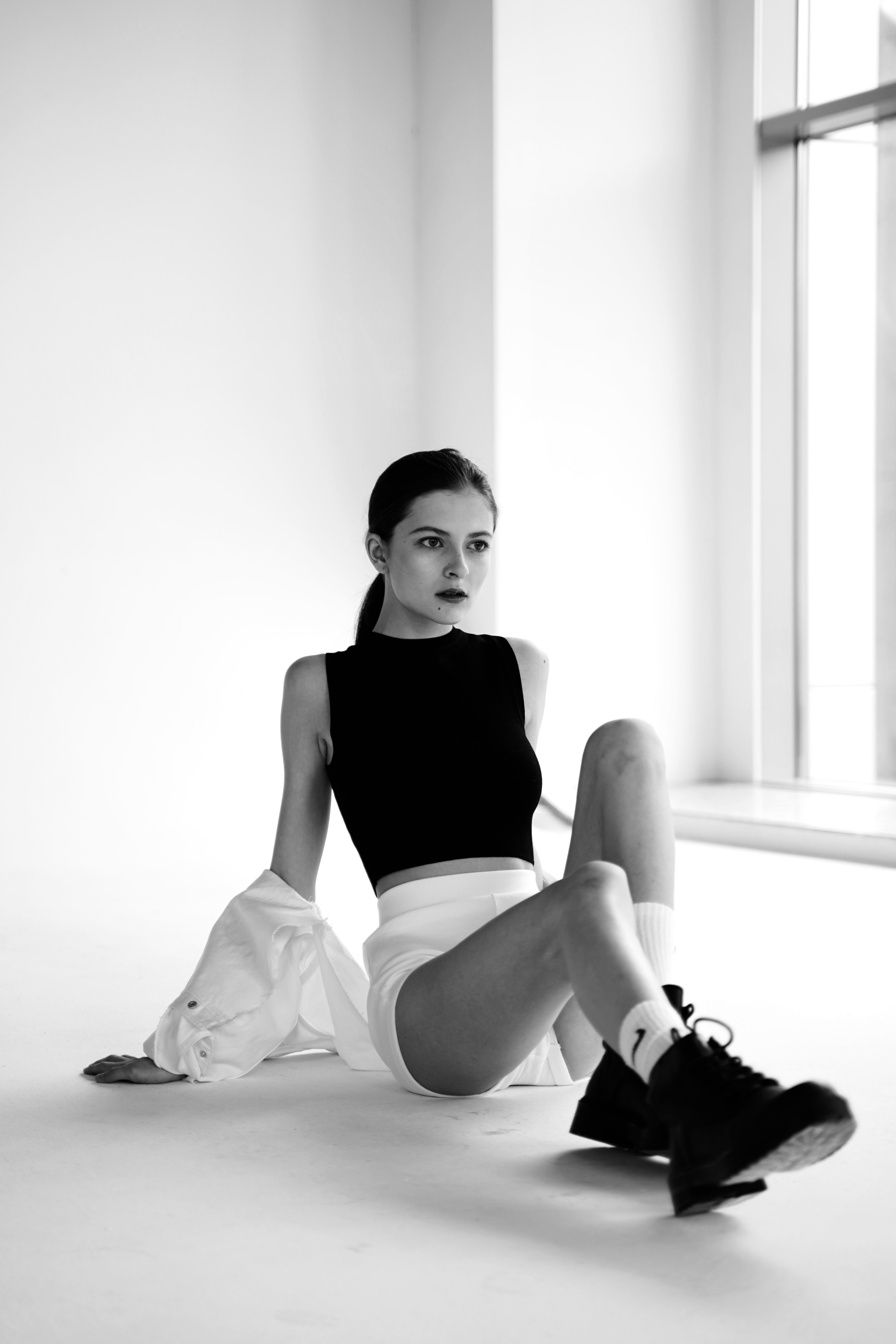 Женская фотосессия в студии. Съемка в фотостудиях Москвы. Портретный фотограф в Москве Елена Капралова