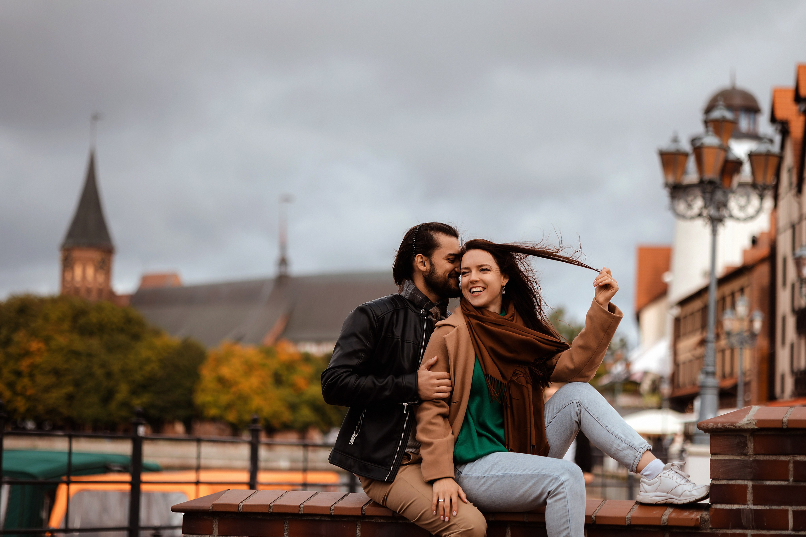 Прогулка по Рыбной деревне и острову Канта, осень. Фотограф в Калининграде свадебная фотография, репортажная, фотосессии