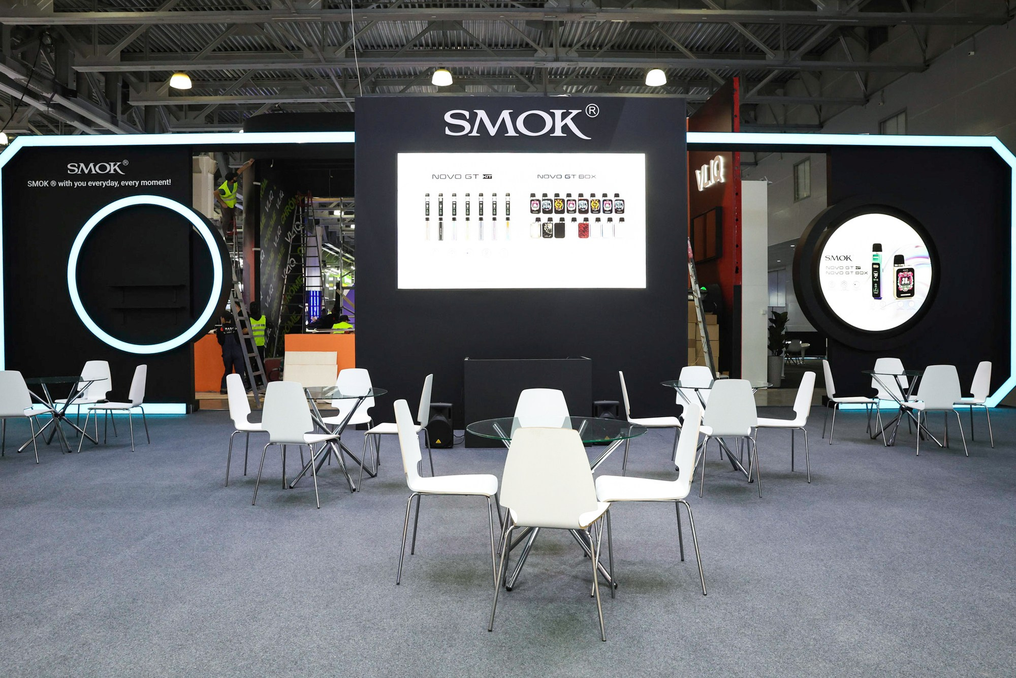 Застройка Vape Club Show. Фотограф Дарья Попова