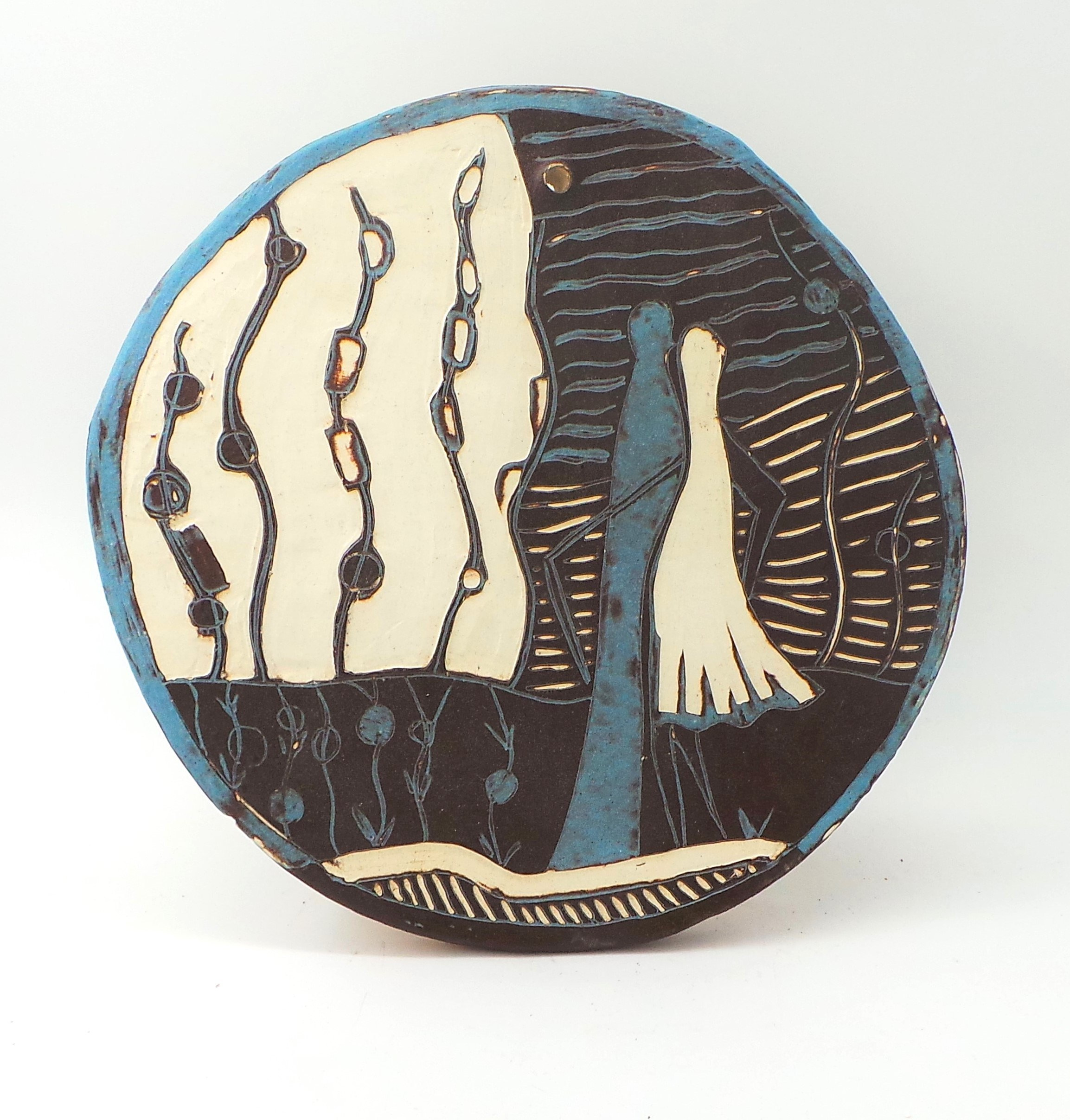 Встреча. Панно. Керамика с историей. Елена Рогалёва