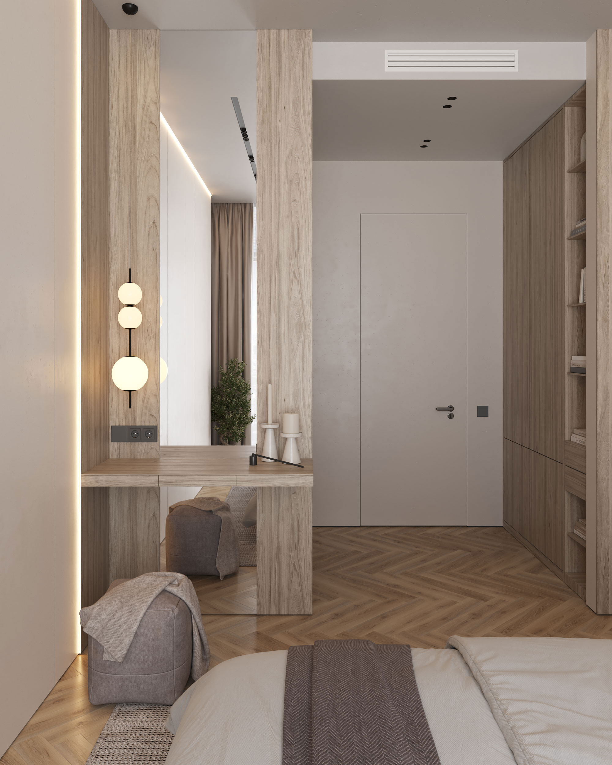 Neva Towers. Дизайн интерьера | 3D визуализация | Миланская Марина