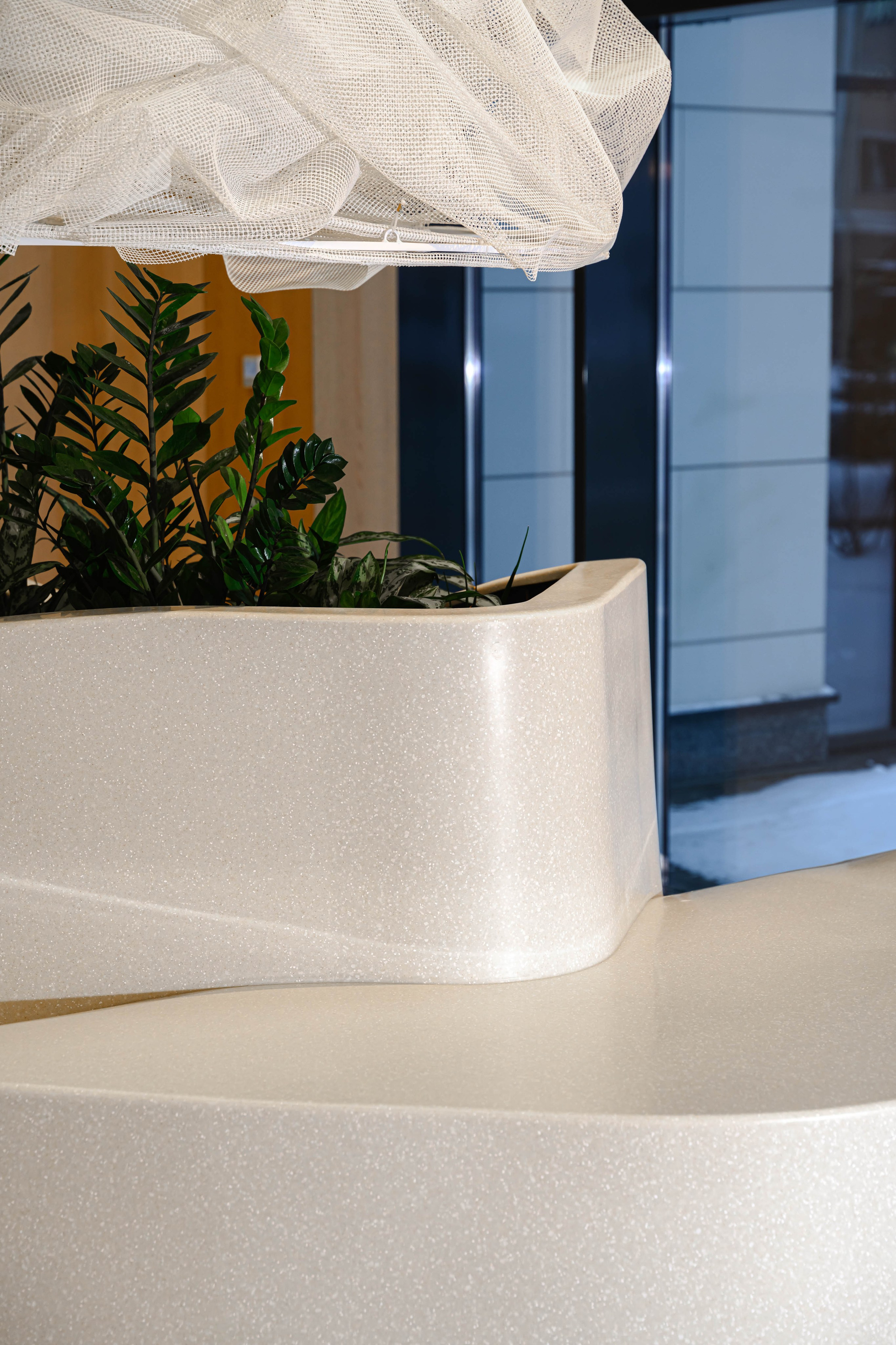 Фотосъемка мебели кофейни в холле аппартаментов Well. Интерьерный и репортажный фотограф в Санкт-Петербурге