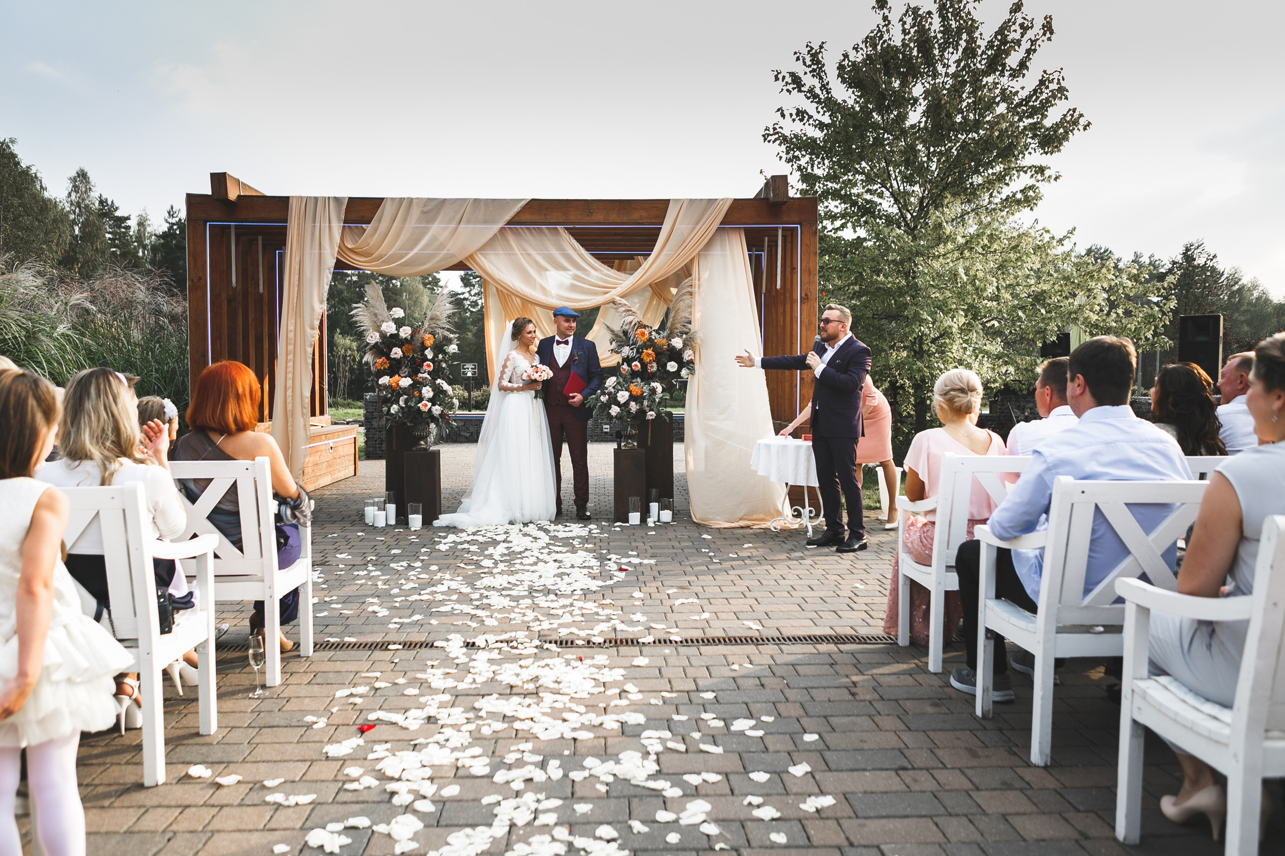 Свадьба Александра и Ксении 6 сентября 2019 года. Ведущий на свадьбу, корпоратив и юбилей в Москве Сергей Рябинин