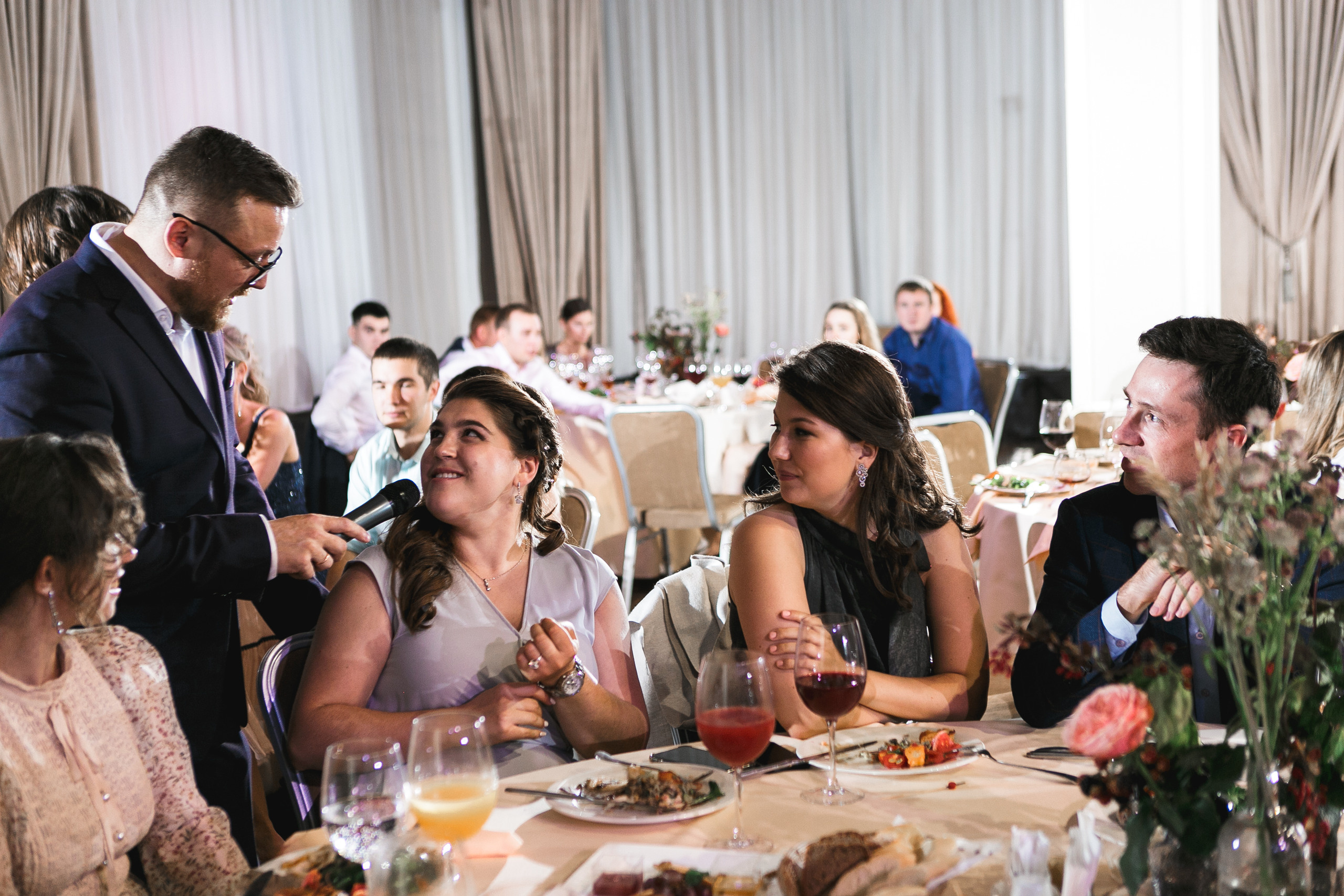 Свадьба Александра и Ксении 6 сентября 2019 года. Ведущий на свадьбу, корпоратив и юбилей в Москве Сергей Рябинин