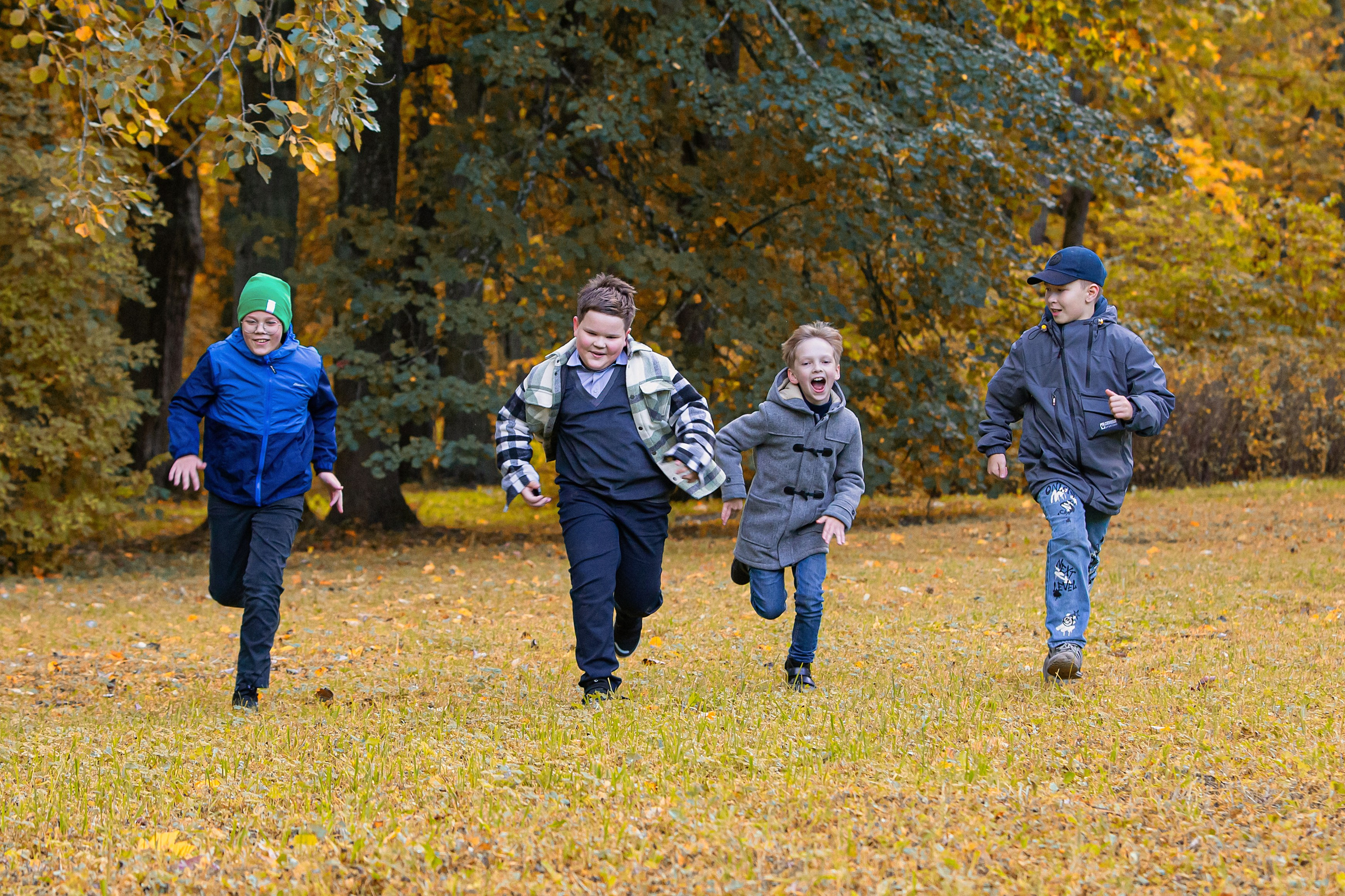 Осень. Начальная школа. Свадебный, семейный, детский фотограф в Санкт-Петербурге