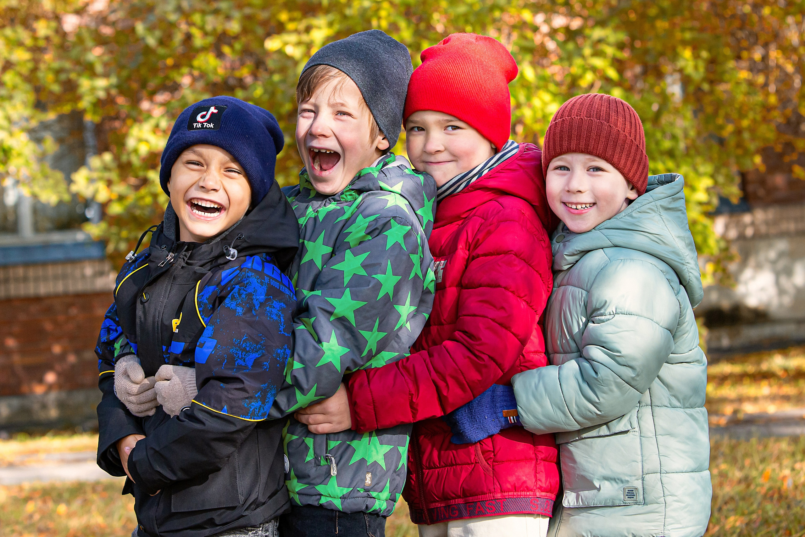 Осень в детском саду. Свадебный, семейный, детский фотограф в Санкт-Петербурге